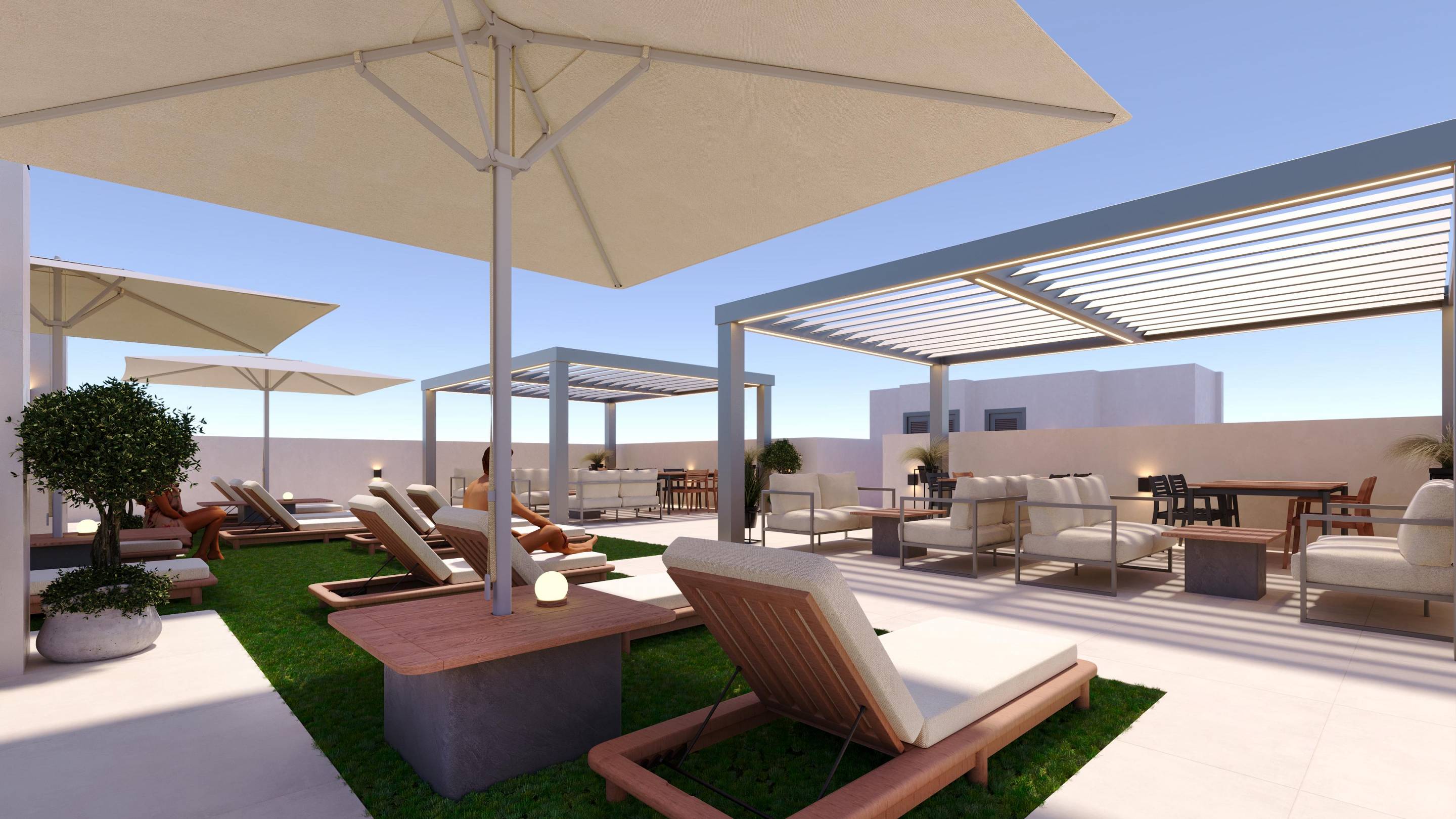Parking area of the apartment in Pueblo 9, San Miguel De Salinas