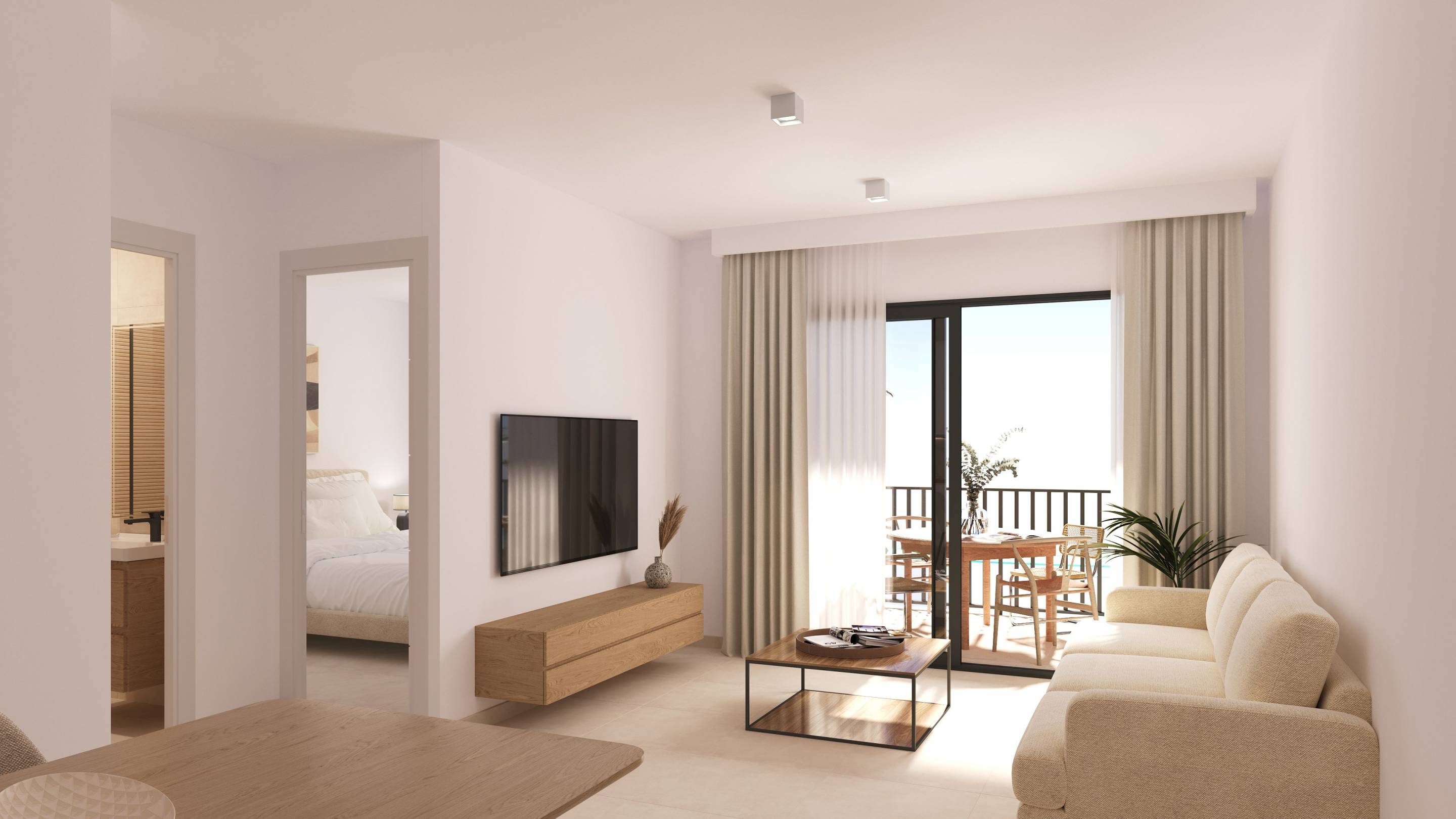 Hallway of the apartment in Pueblo 9, San Miguel De Salinas (view 32)