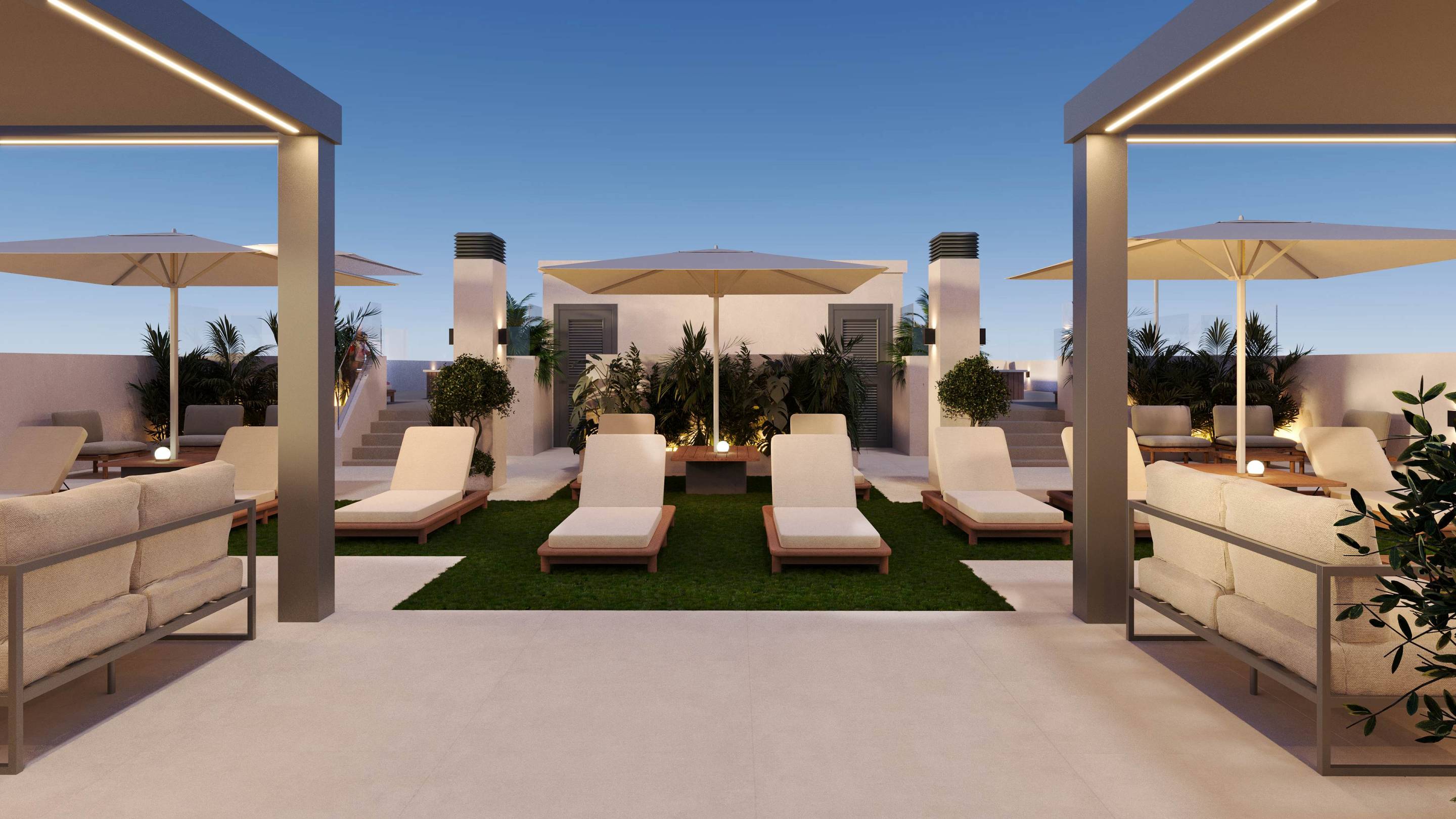 Entrance of the apartment in Pueblo 9, San Miguel De Salinas (view 36)