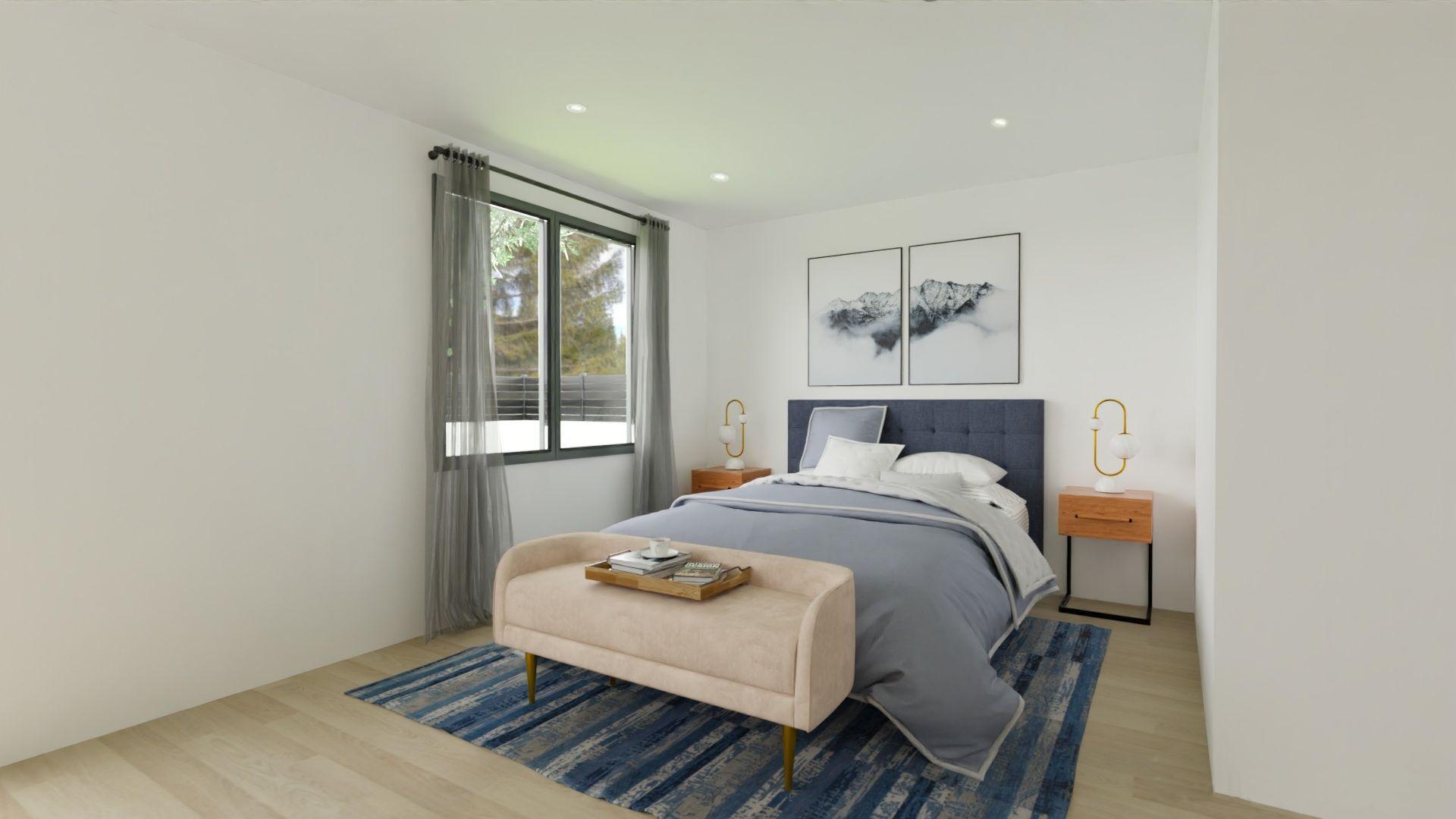 Second bedroom in new-build villa, La Montanosa, Hondón de las Nieves