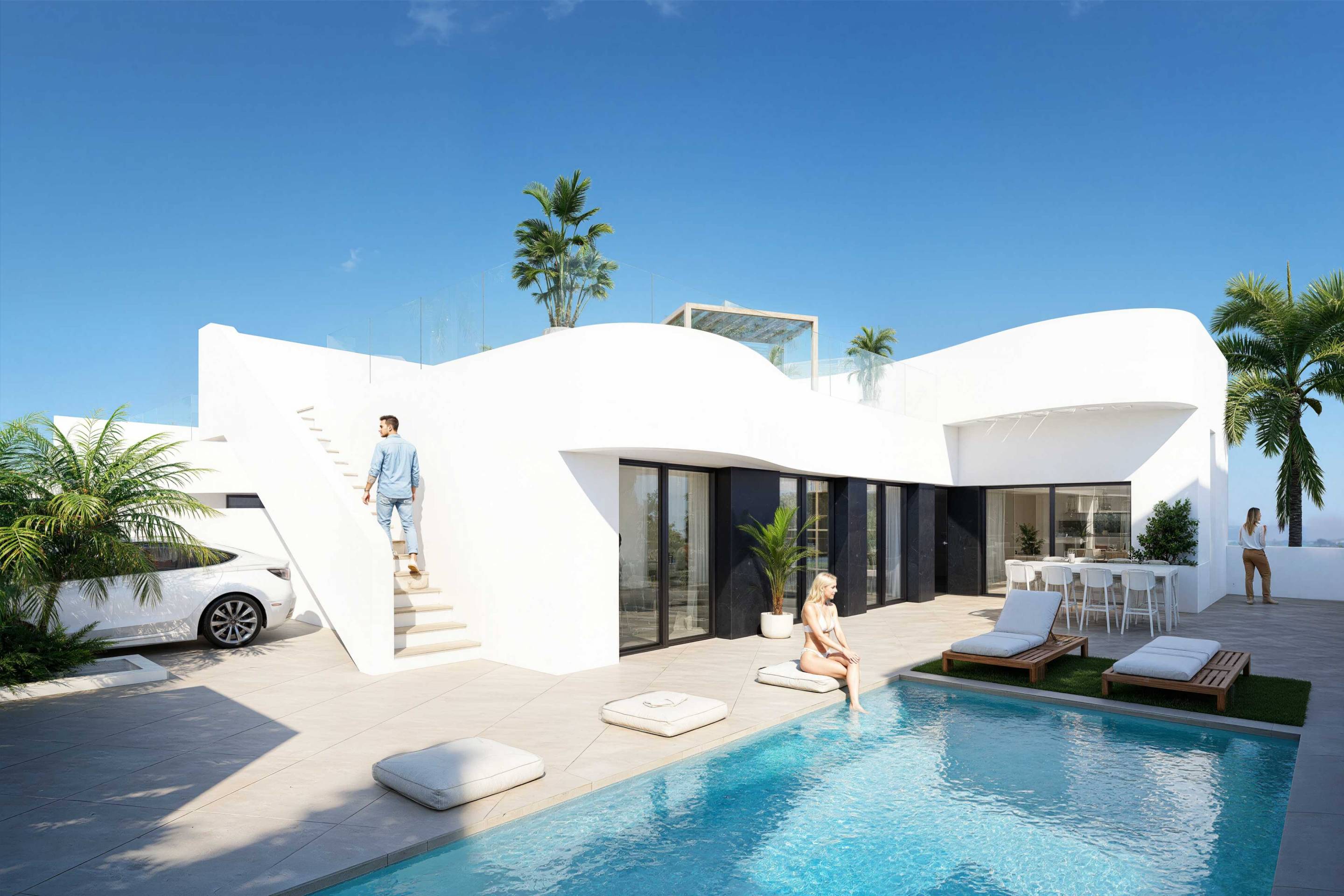 Second bathroom in 3-bedroom new-build villa, Algorfa, Alicante