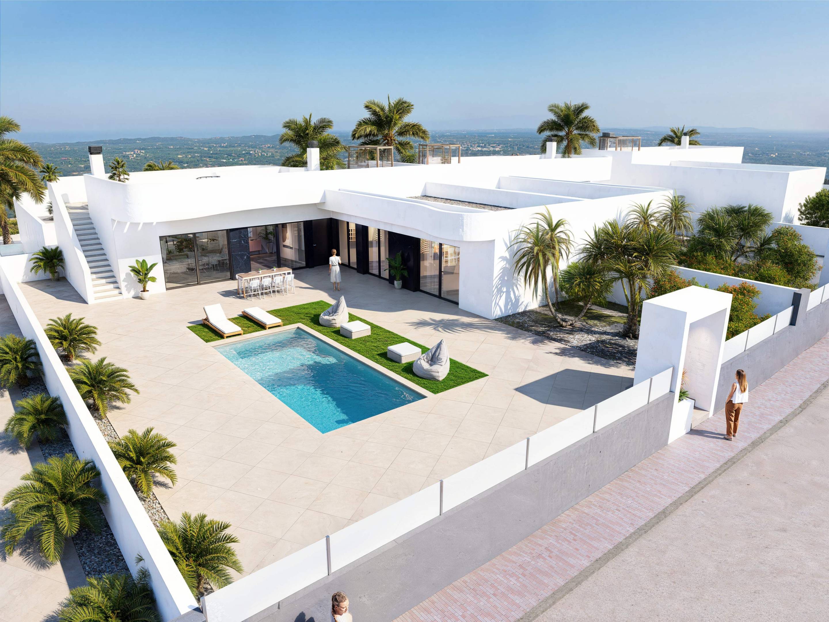 Master bedroom in 3-bedroom new-build villa, Comunidad Valenciana, Algorfa