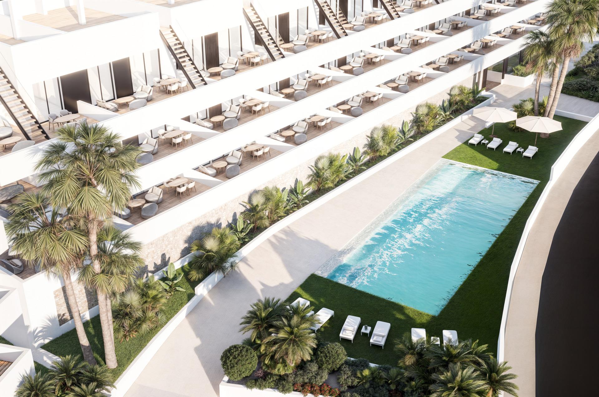 Landscaped gardens within Seascape Resort, Finestrat