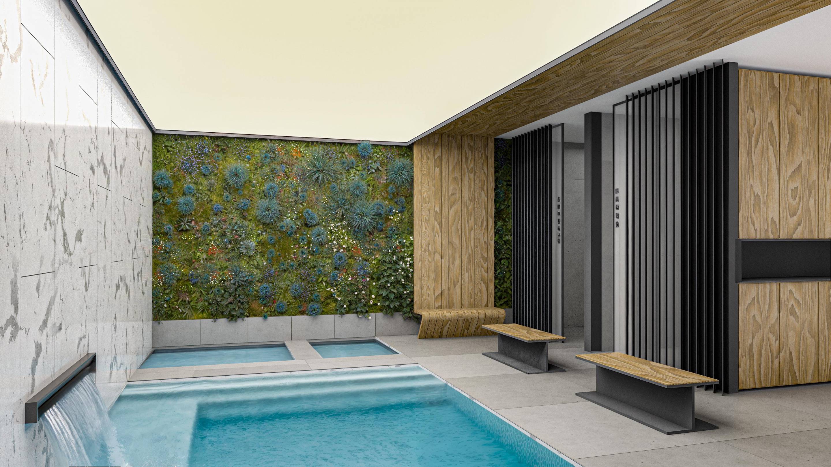 Solarium rooftop area in new-build development, Selwo, Estepona