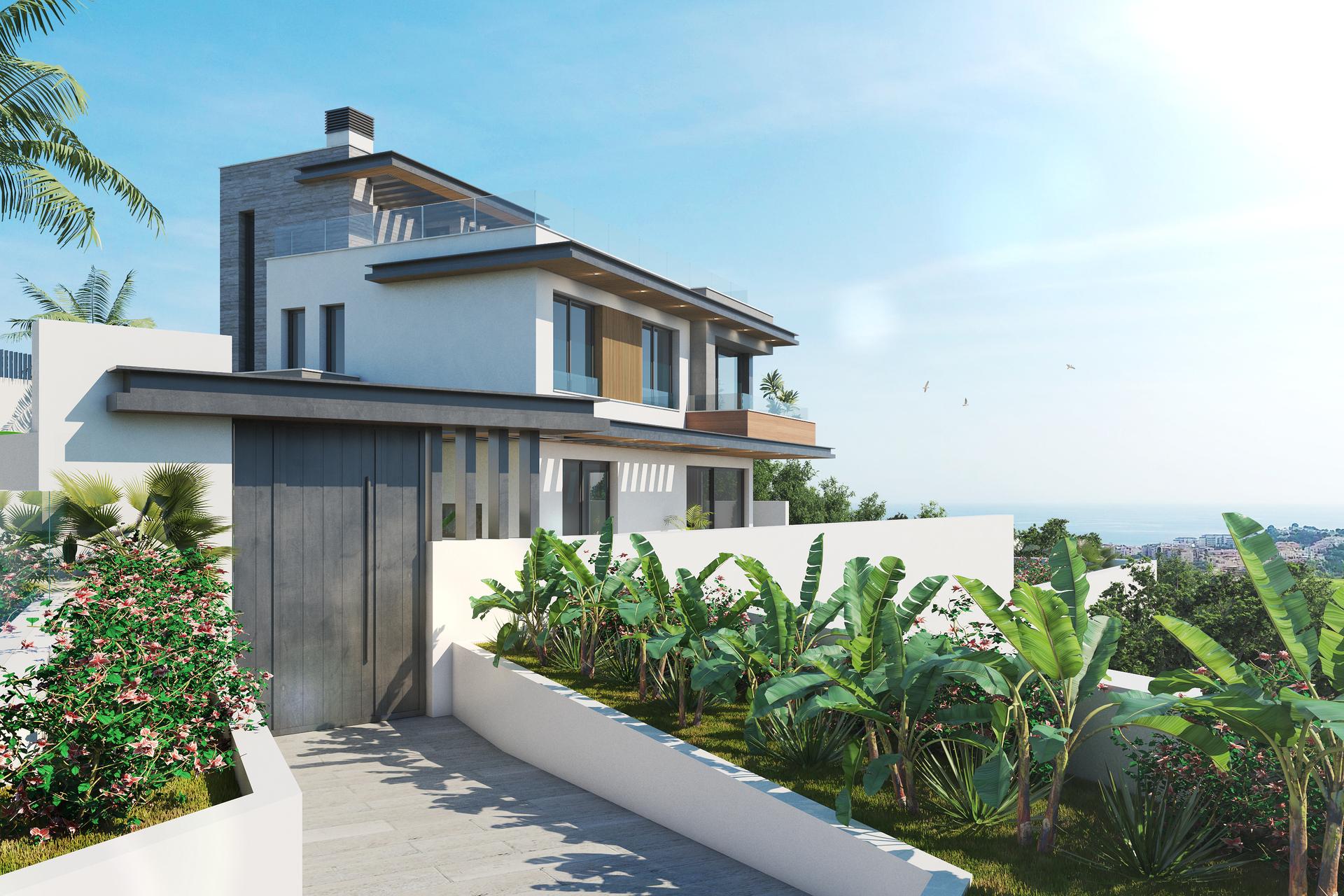 Ground floor interior in 3-bedroom villa, Riviera del Sol, Mijas