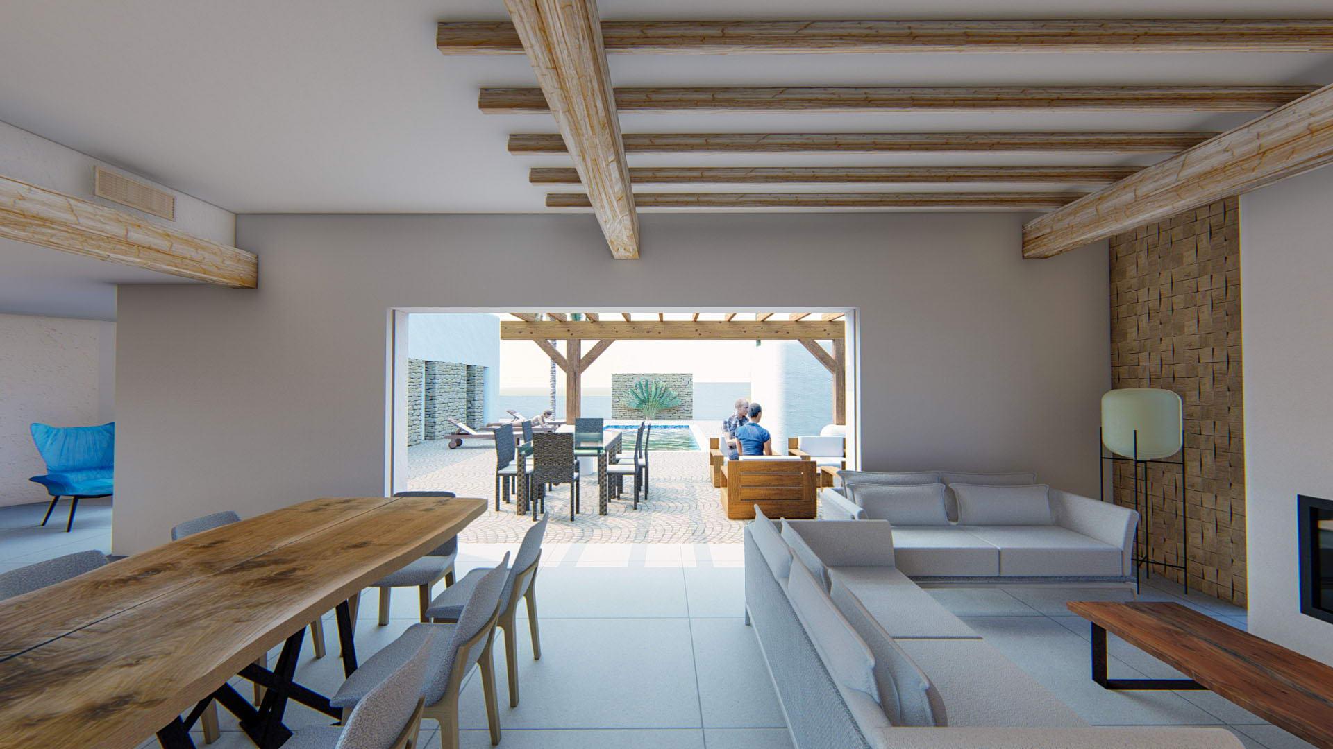 Kitchen in 3-bedroom new-build villa, Alfaz del Pi Pueblo-Urbanizaciones