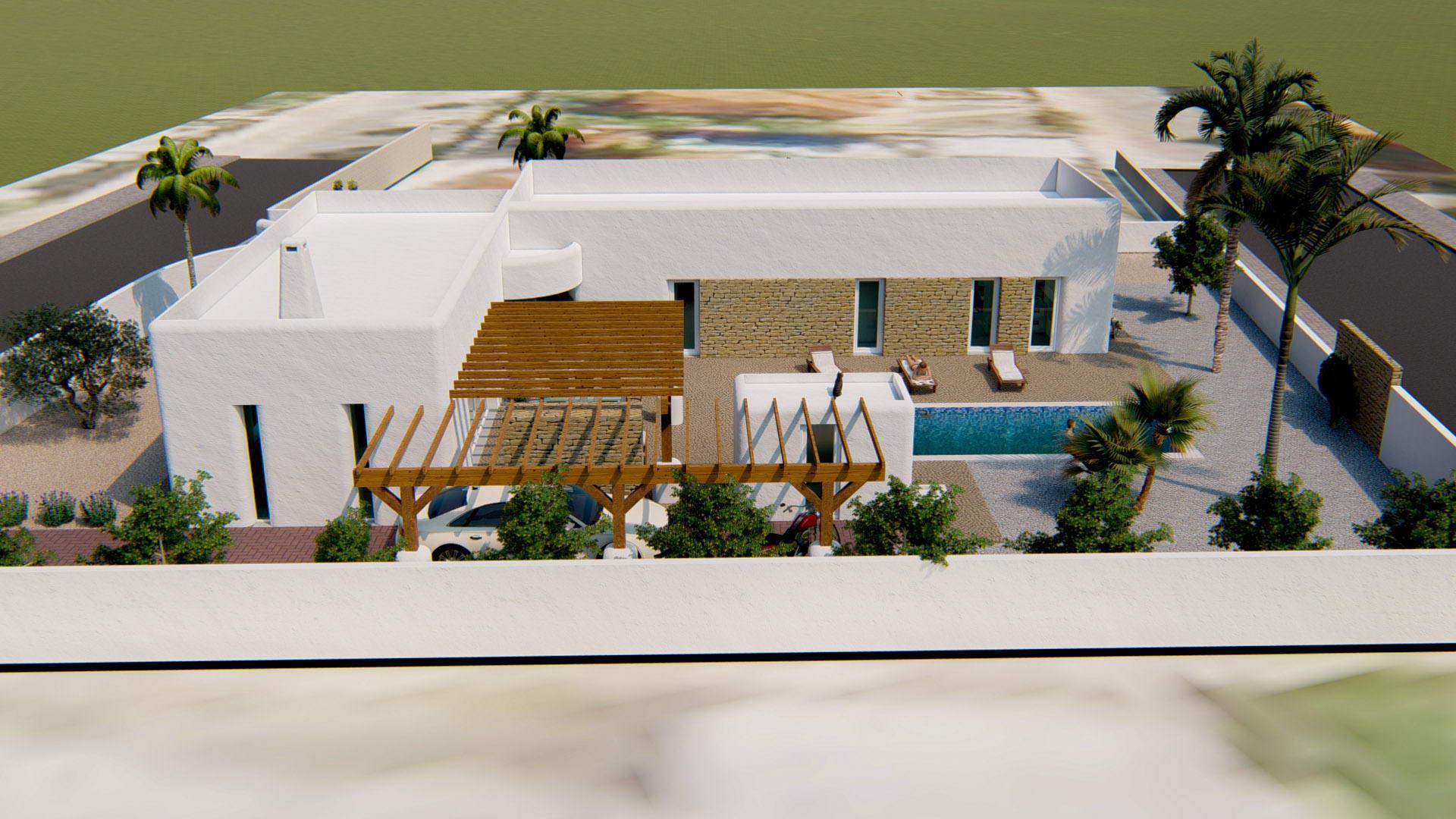 Kitchen worktop and units in new-build villa, L'Alfàs del Pi