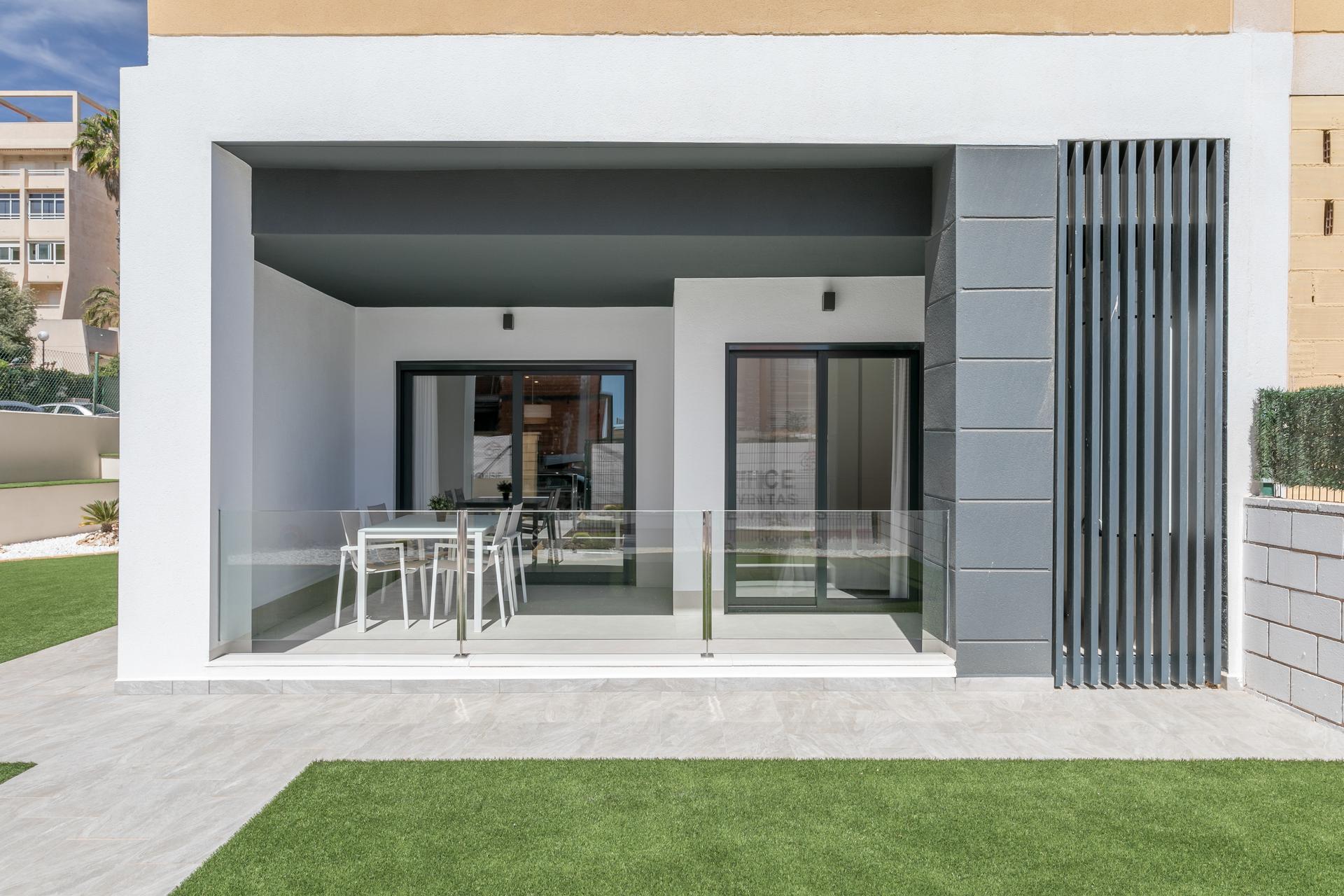 Communal pool area in residential development, Torreblanca, Torrevieja