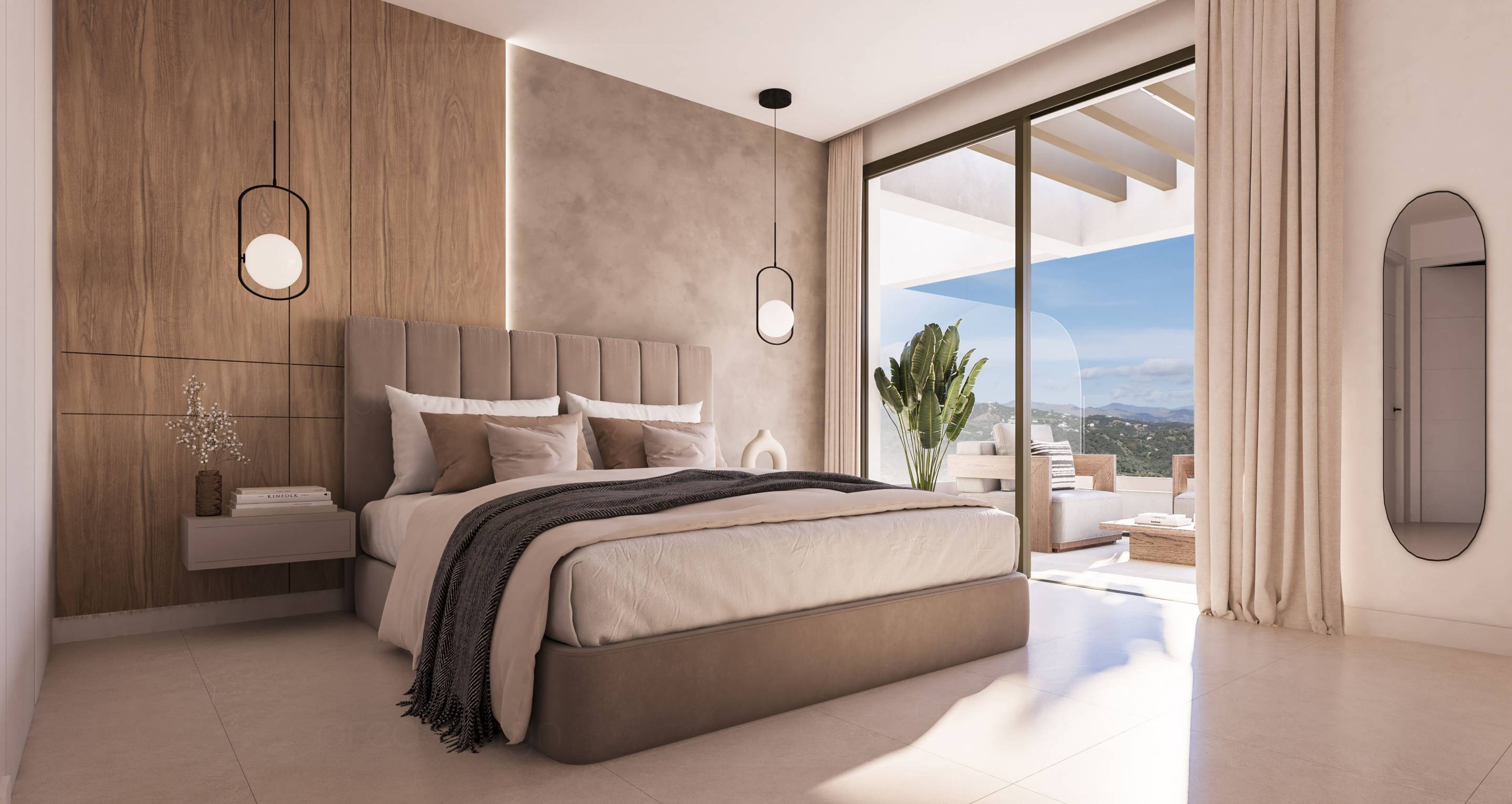 Hallway and entrance area in new-build apartment, Las Mesas, Estepona
