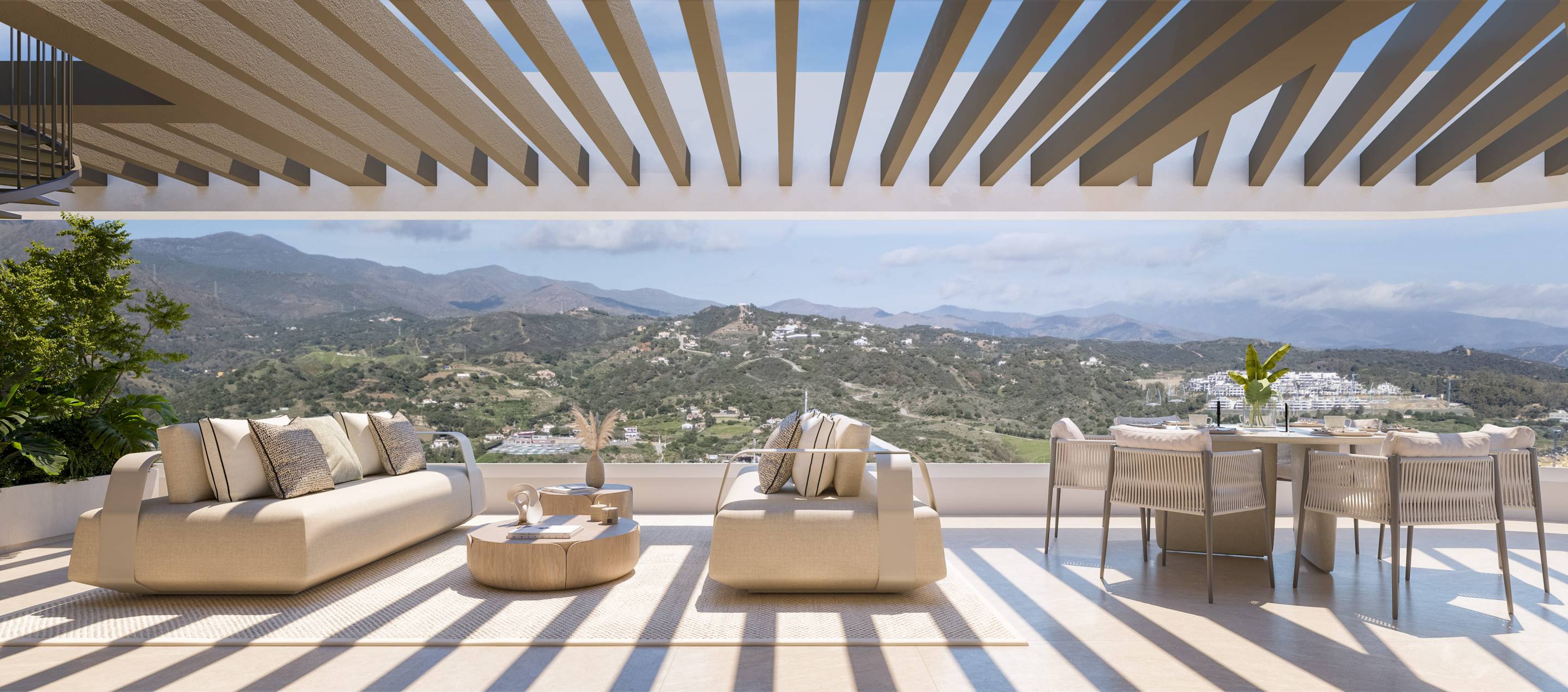 Entrance lobby and lift access in new-build development, Las Mesas, Estepona