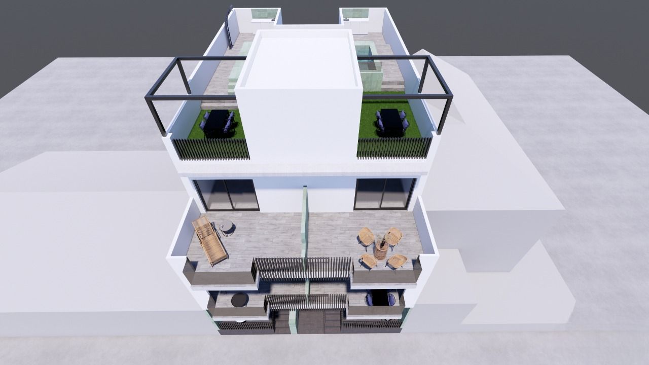 Kitchen worktop and fitted units in apartment, El Mojón, Pilar De La Horadada