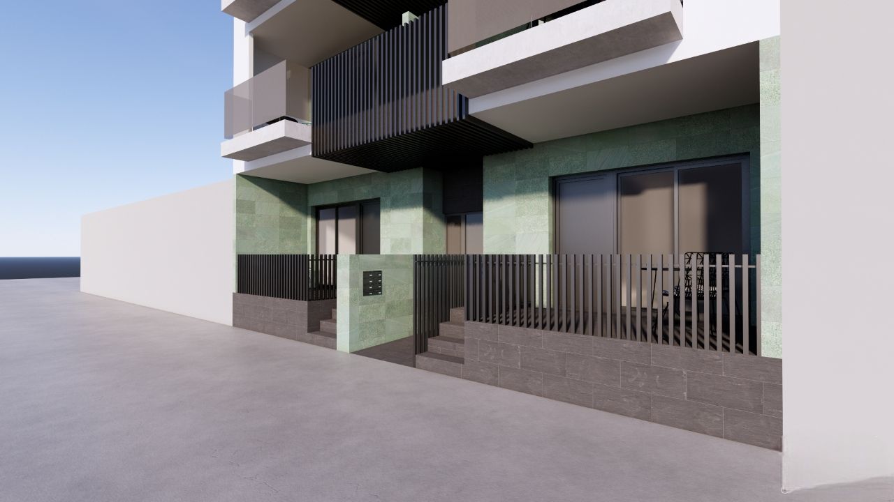 Bedroom with window, 2-bedroom new-build apartment, El Mojón