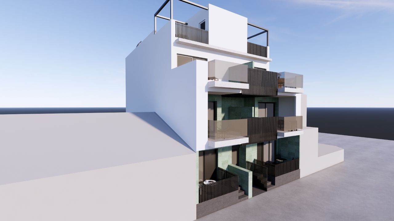 Living area in 2-bedroom apartment, El Mojón, Pilar De La Horadada