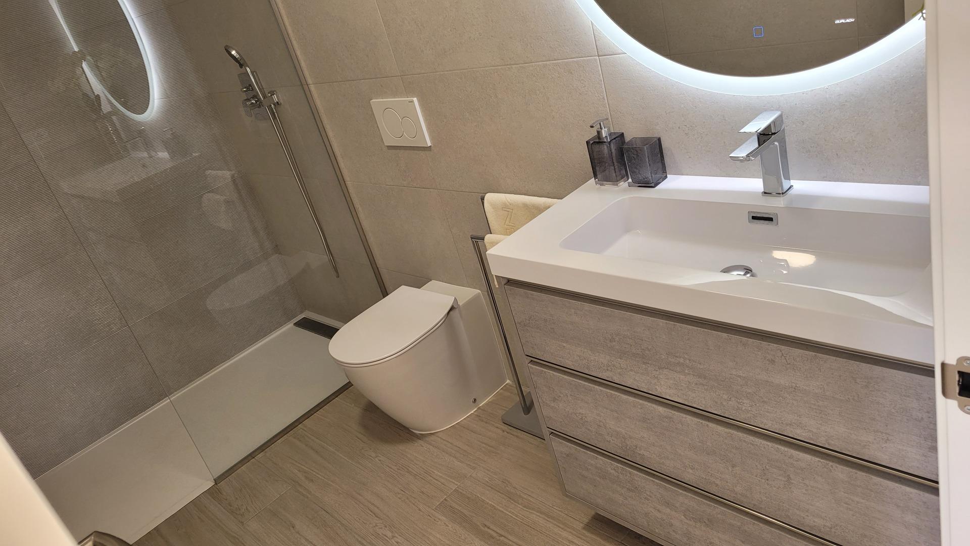 Interior detail of living space in penthouse, El Raso, Guardamar Del Segura