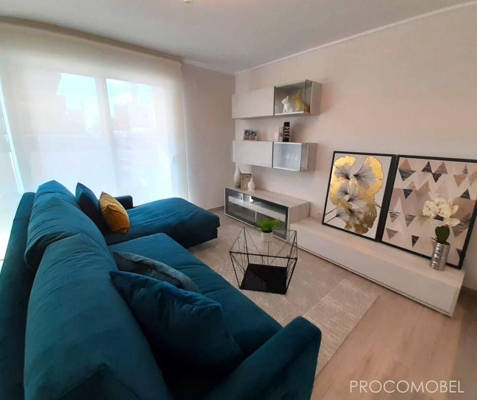 Bathroom fittings and tiling in new-build penthouse, El Raso, Guardamar Del Segura