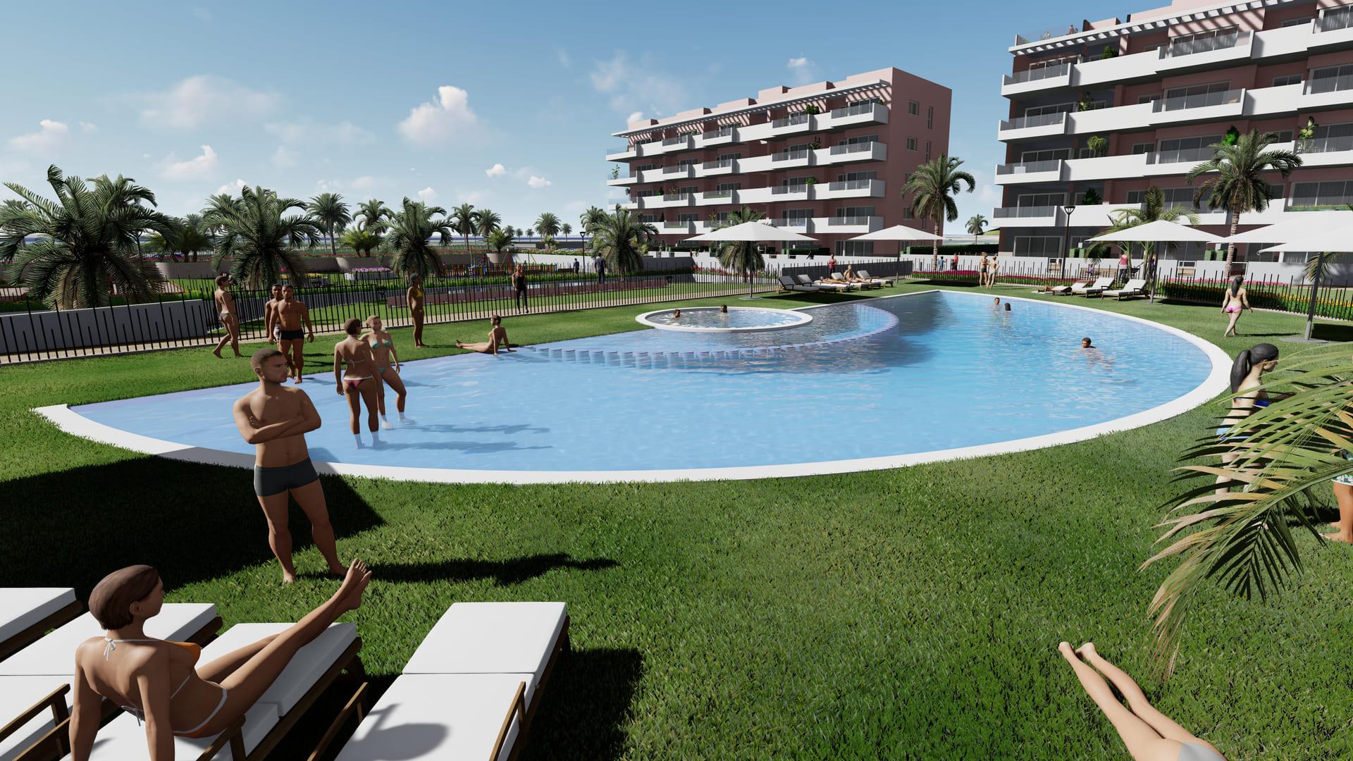 Second bedroom in new-build penthouse, El Raso, Guardamar Del Segura