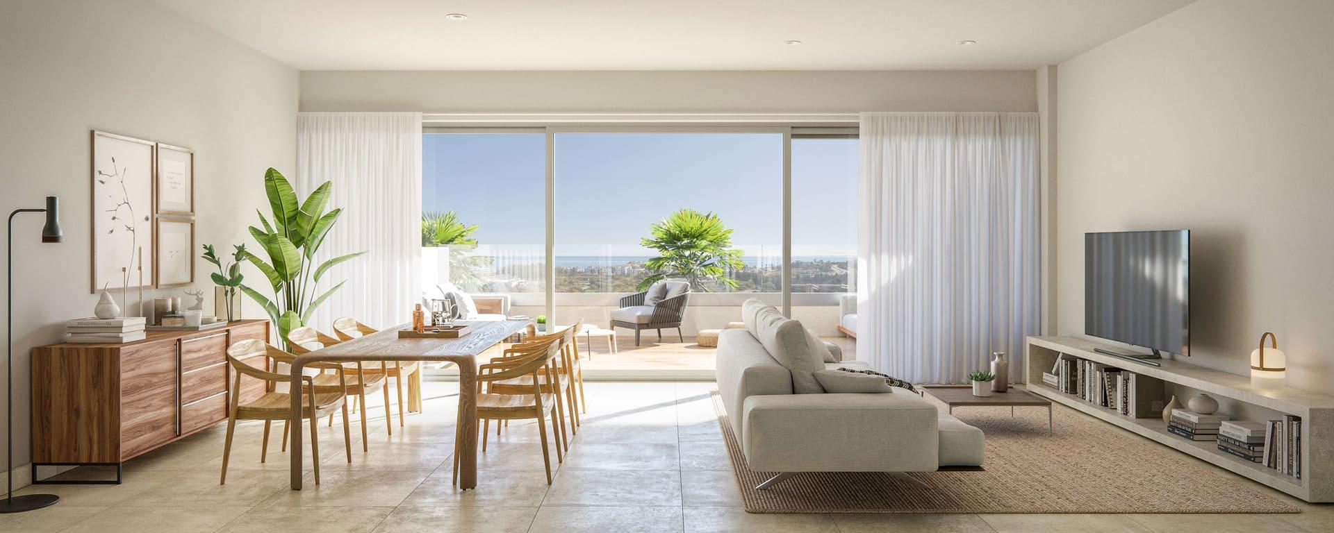 Hallway in 1-bedroom new-build apartment, Arroyo Enmedio, Estepona