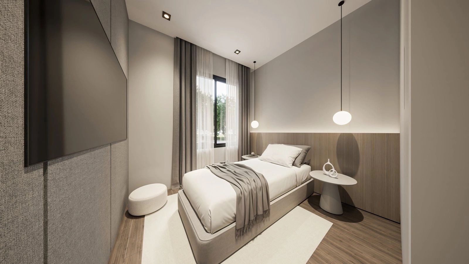 Living area in 2-bedroom apartment, Las Cañadas