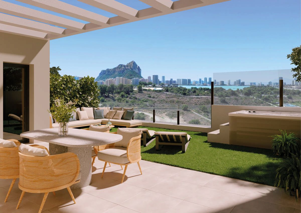 Entrance of the penthouse in Playa de Fossa-Levante, Calpe