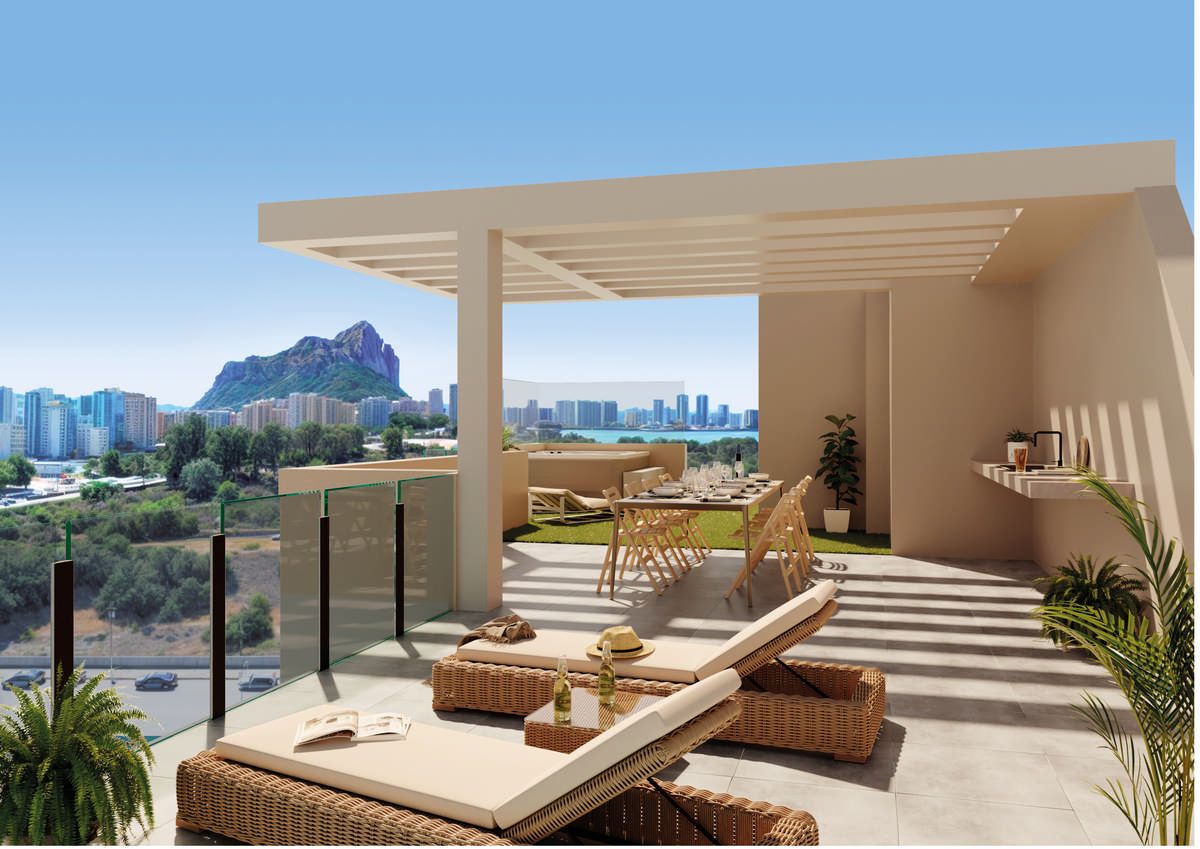 Parking area of the penthouse in Playa de Fossa-Levante, Calpe