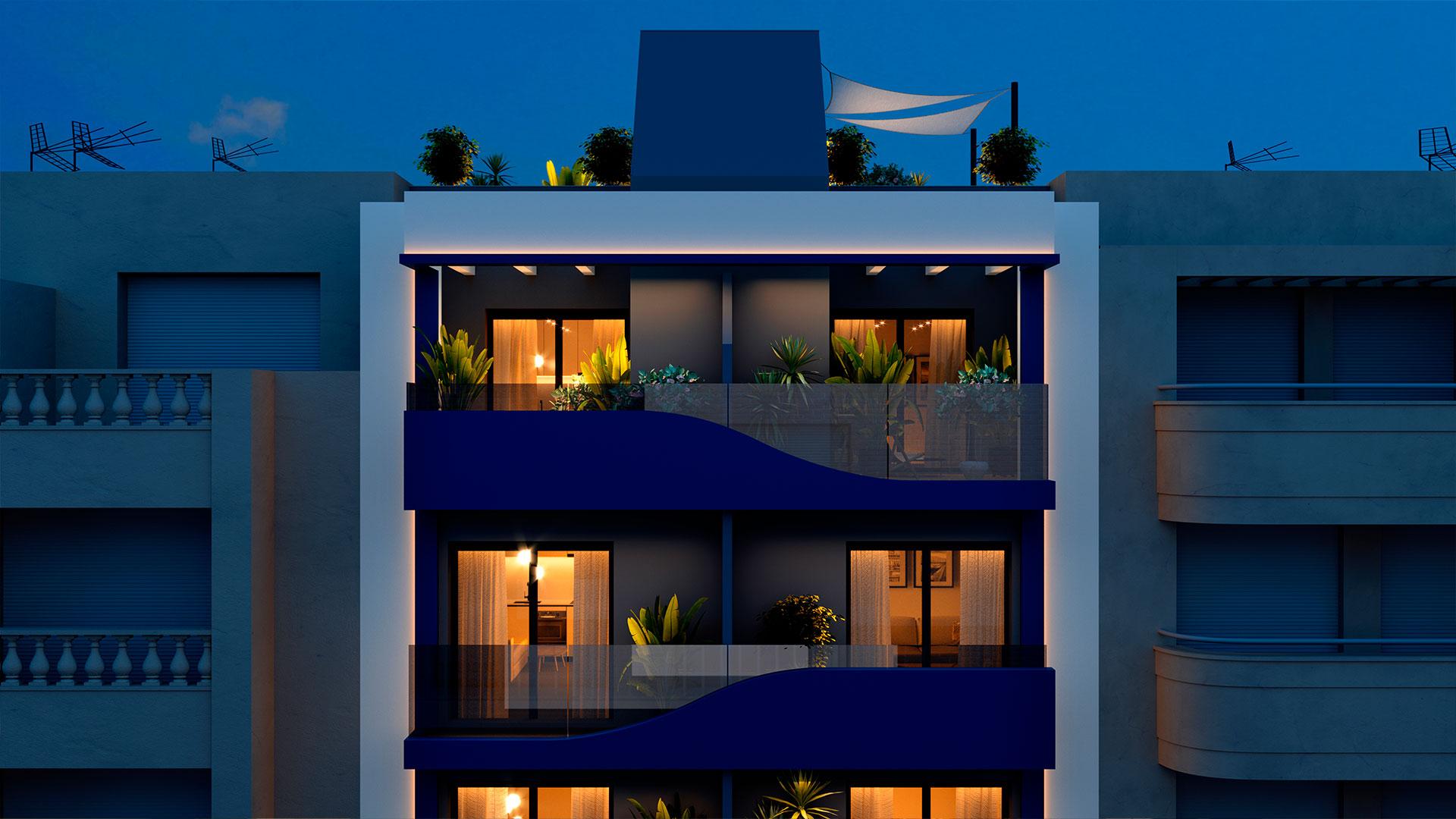 Hallway of the penthouse in Torrevieja, Torrevieja
