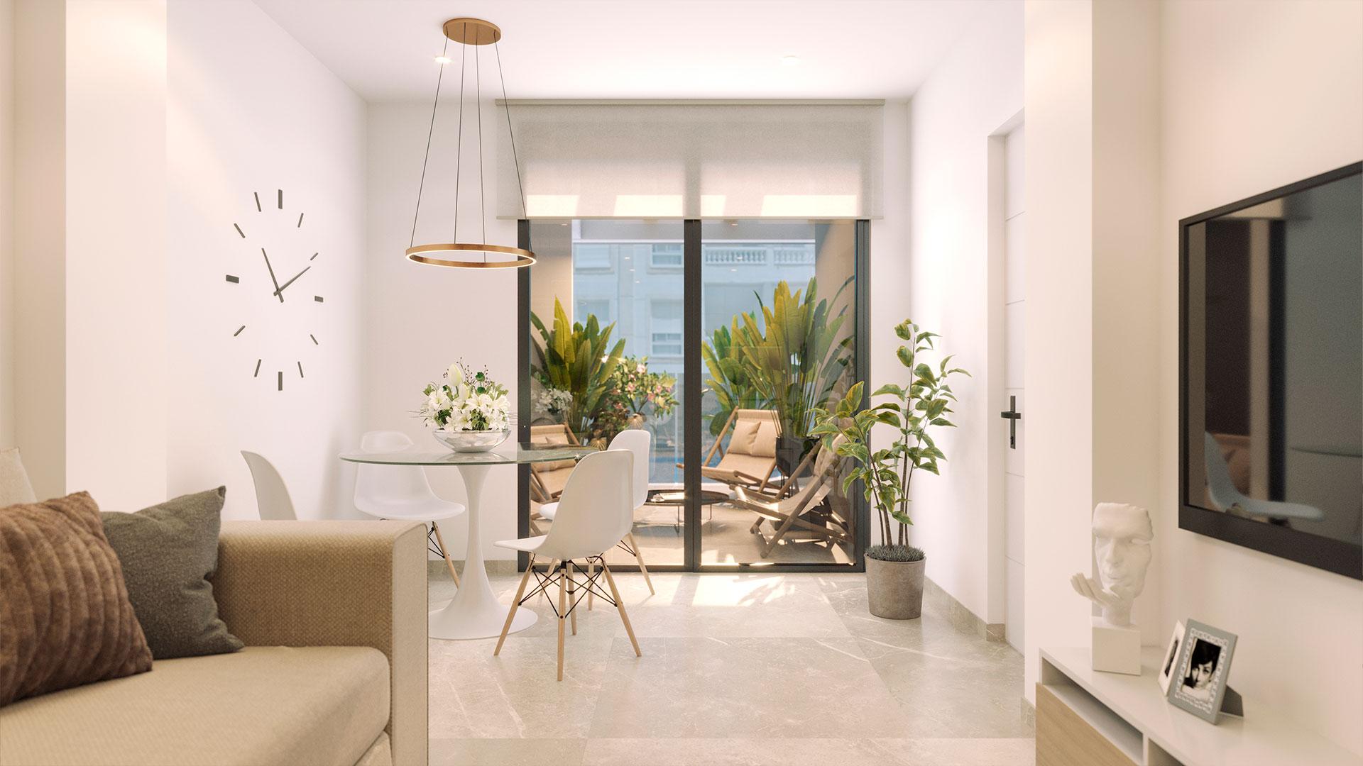 Building detail of the penthouse in Torrevieja, Torrevieja