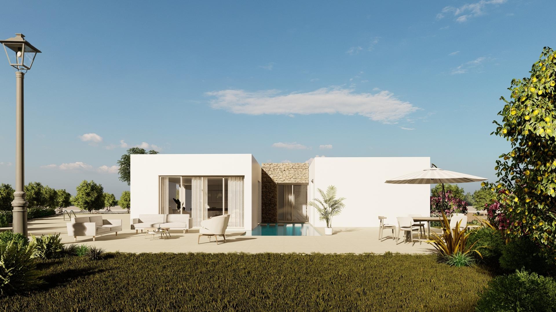 Entrance area of 4-bedroom villa in Algorfa, Alicante