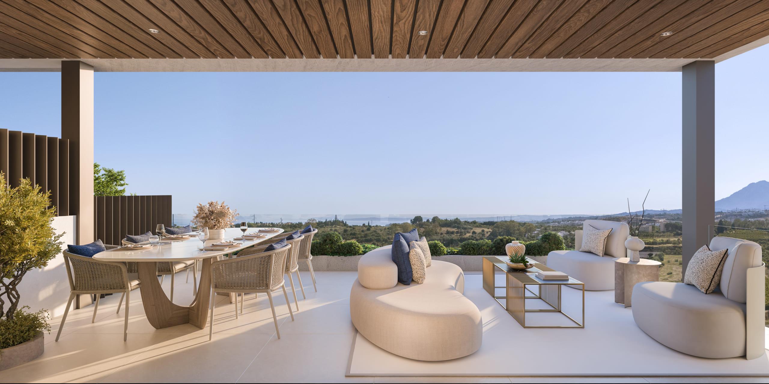 Second bathroom in 2-bedroom penthouse, Cancelada, Estepona