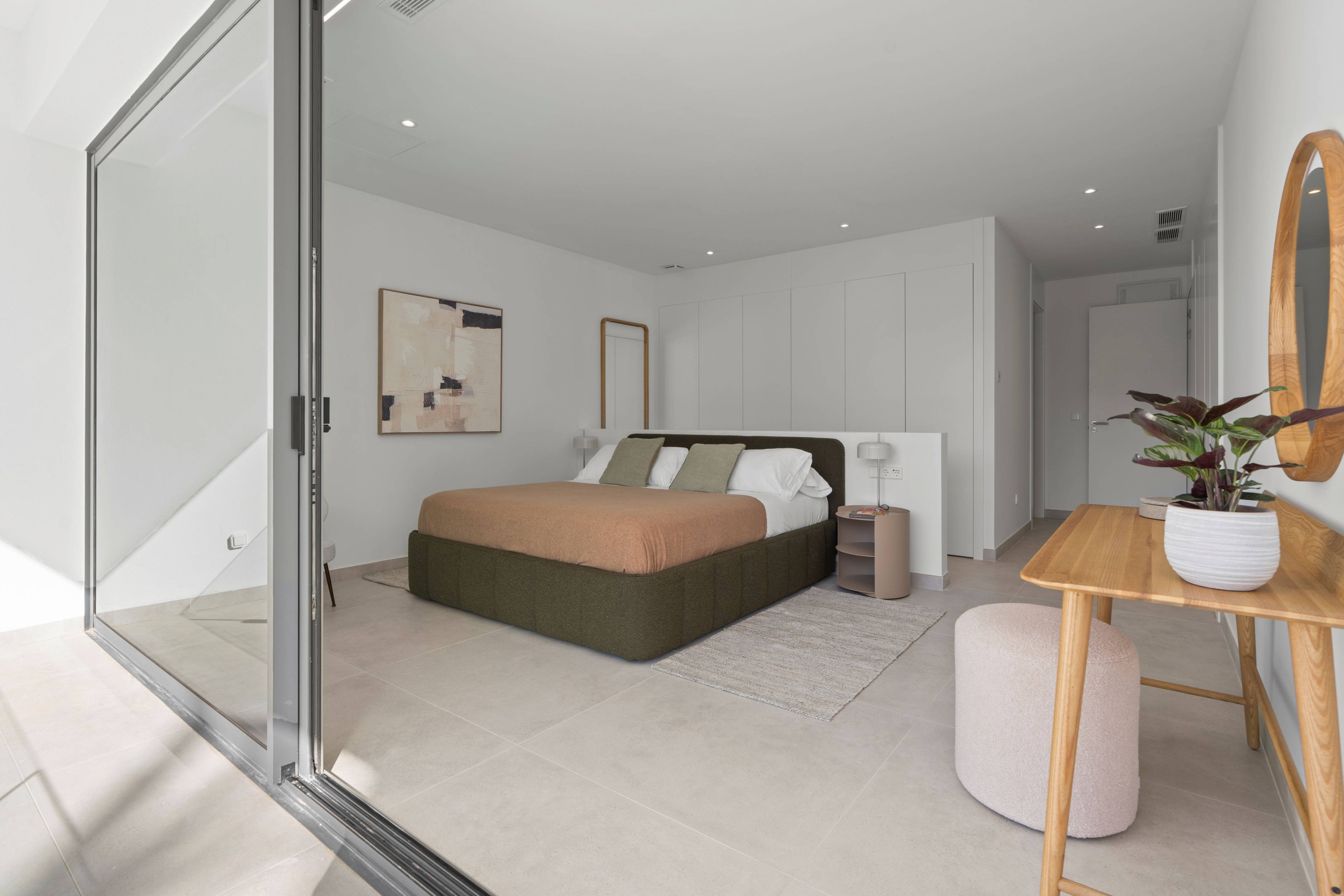 Bathroom with contemporary fittings in new-build villa, Rincón de Loix, Benidorm