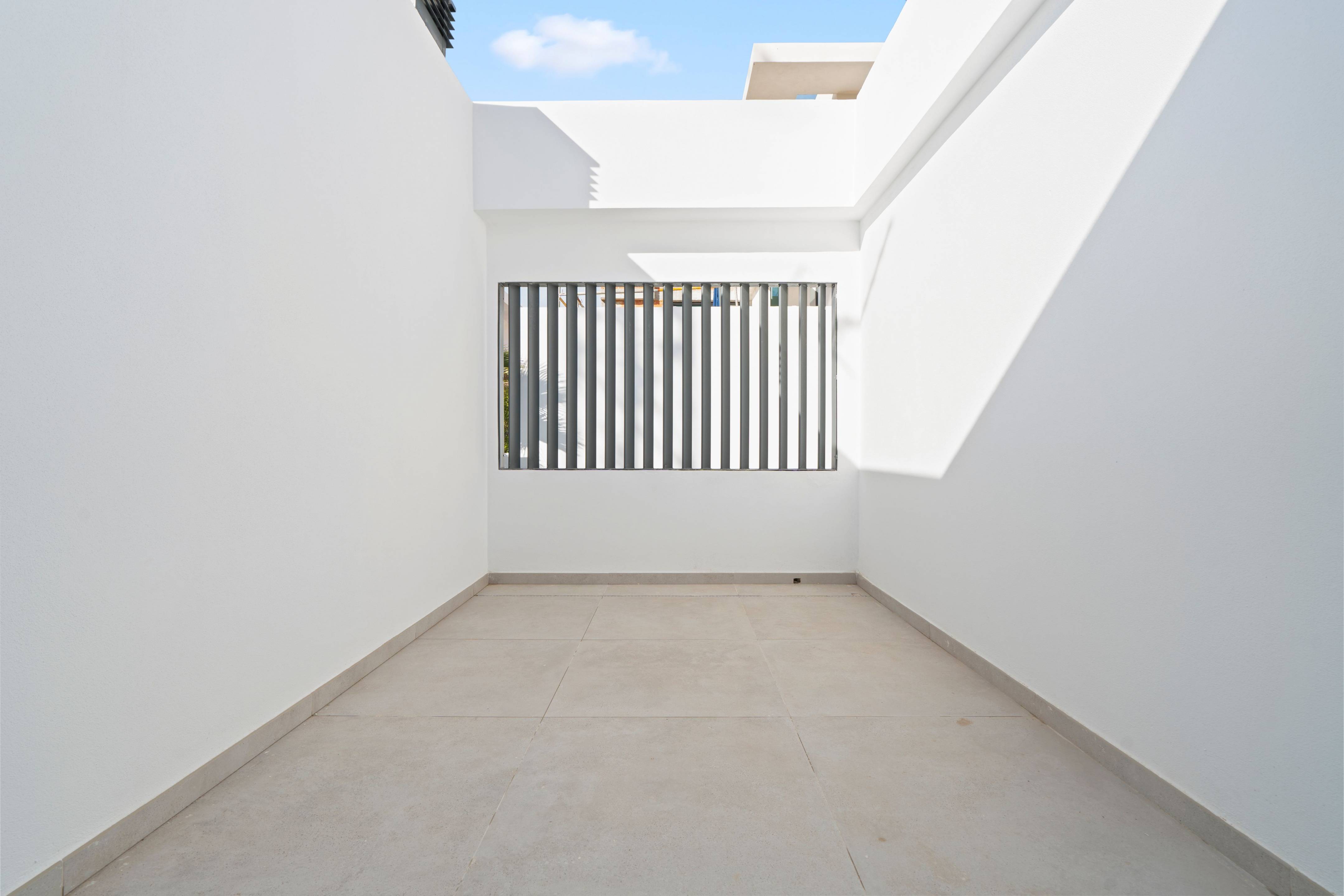 Ground-floor living area with porcelain tile floors, villa in Rincón de Loix
