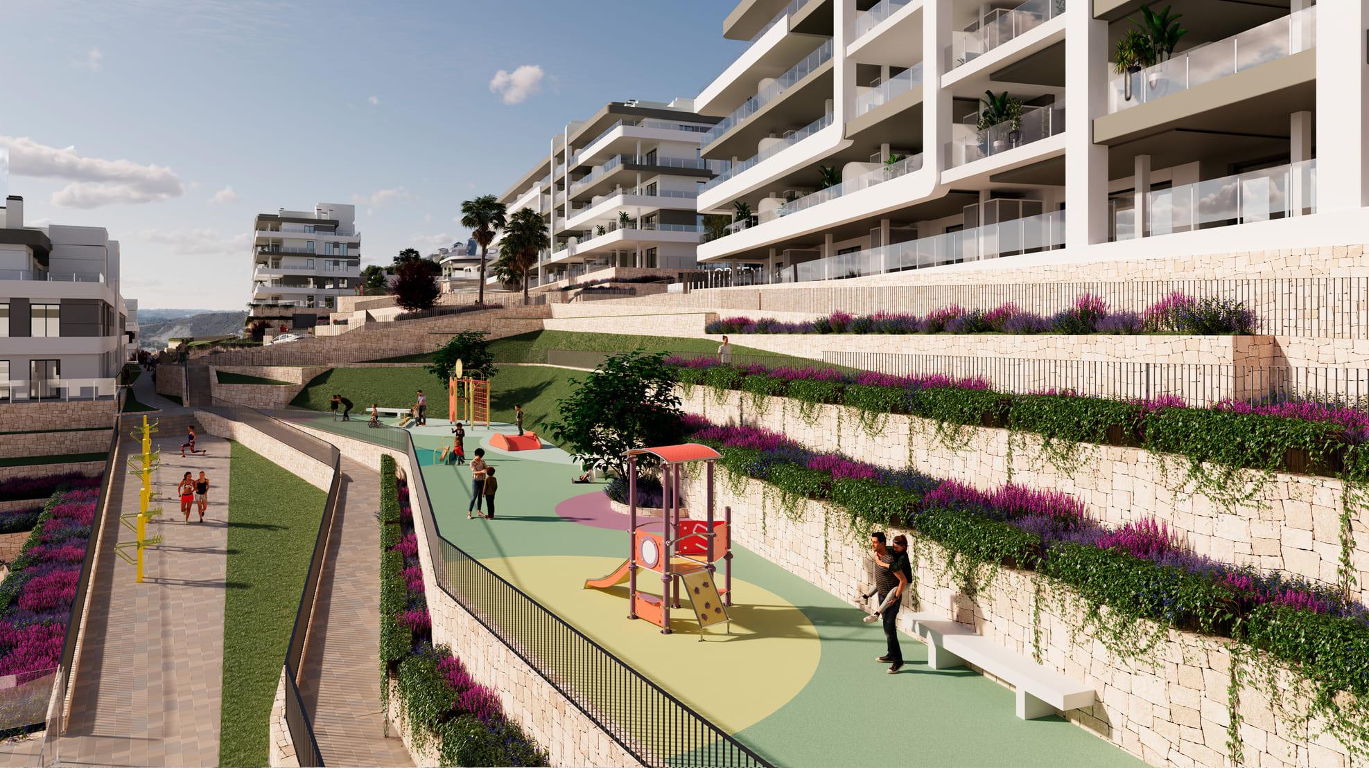 Parking area of the penthouse in Bonalba-Cotoveta, Mutxamel