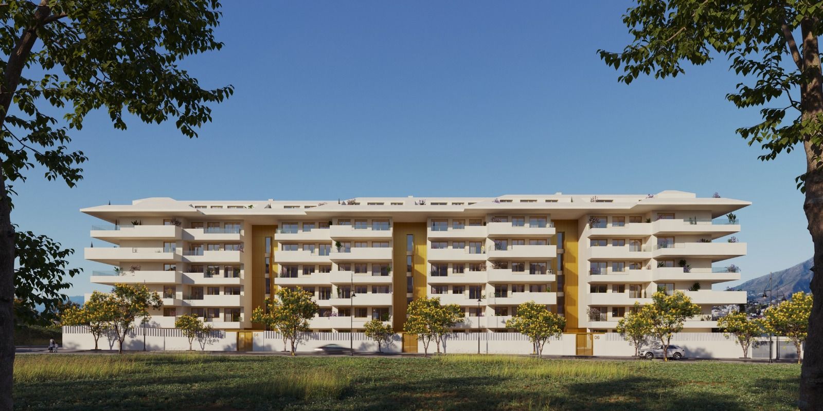 Complex grounds of the apartment in Los Pacos, Fuengirola