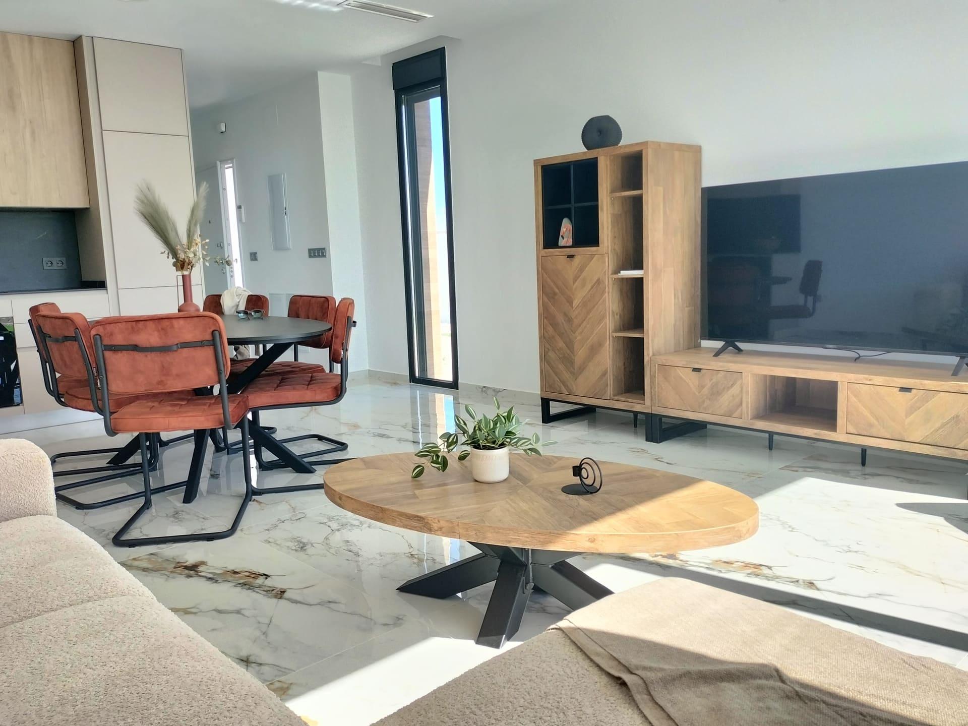 Solarium terrace with views in new-build villa, Pinar de Campoverde