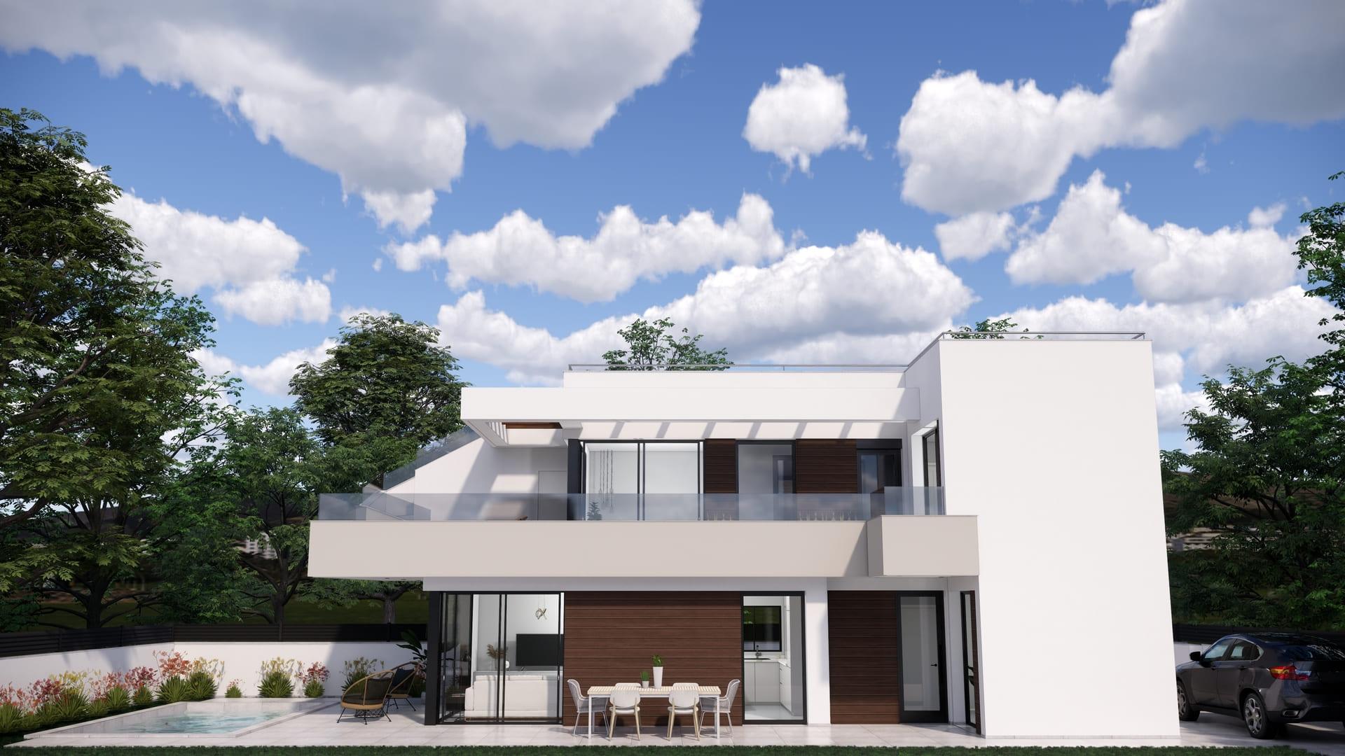Second bedroom in new-build villa, Pinar de Campoverde, Pilar de la Horadada