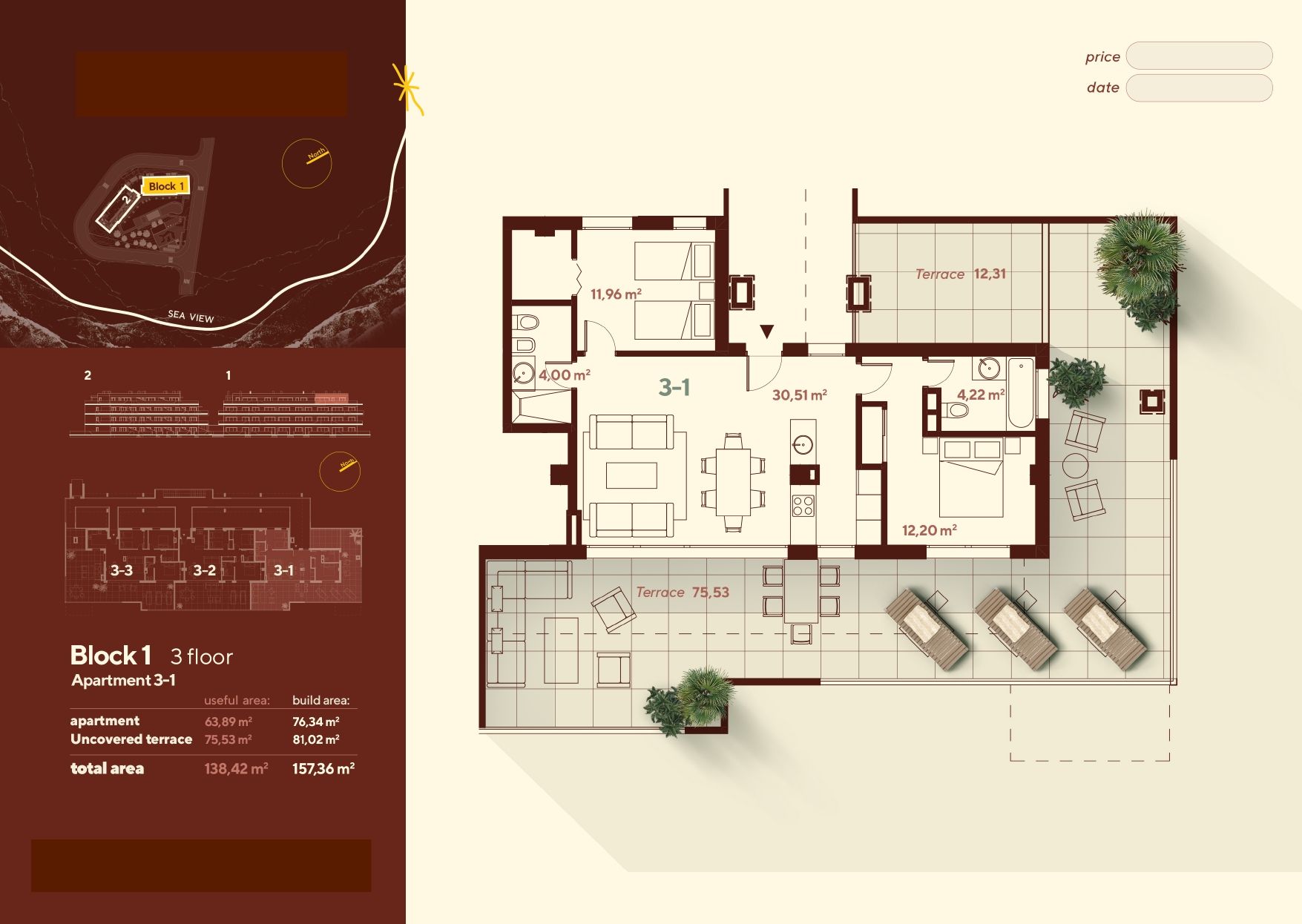 Site layout plan of the development