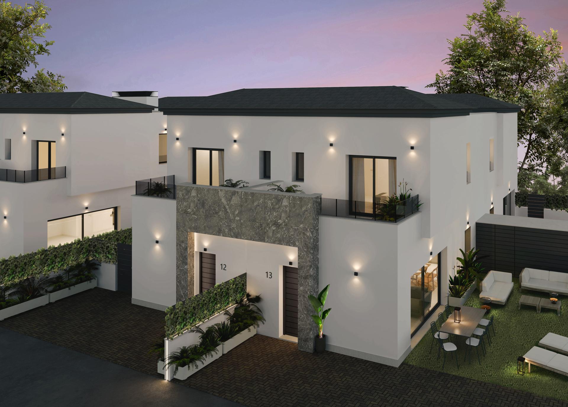 Outdoor space in 3-bedroom townhouse, Monte y Mar Bajo, Gran Alacant