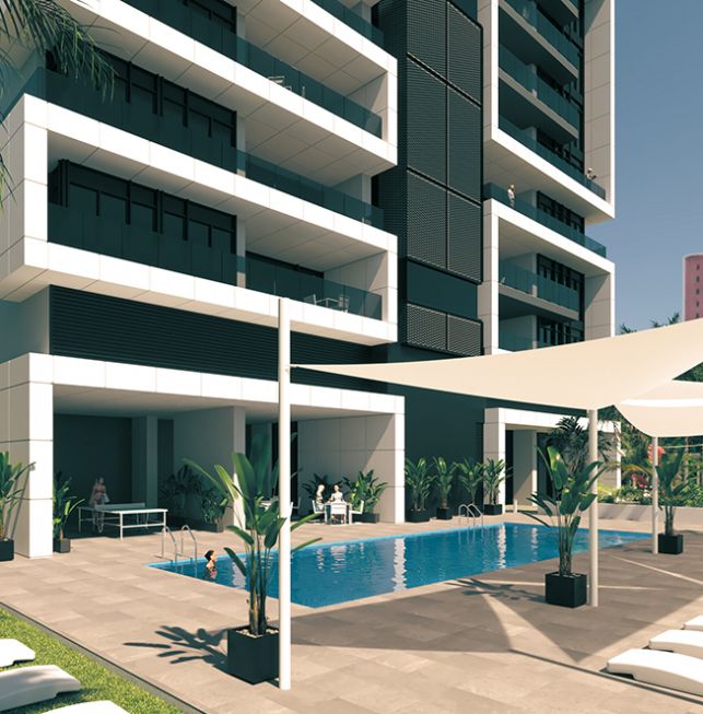 Living area in 2-bedroom apartment, Zona Rincón Alto