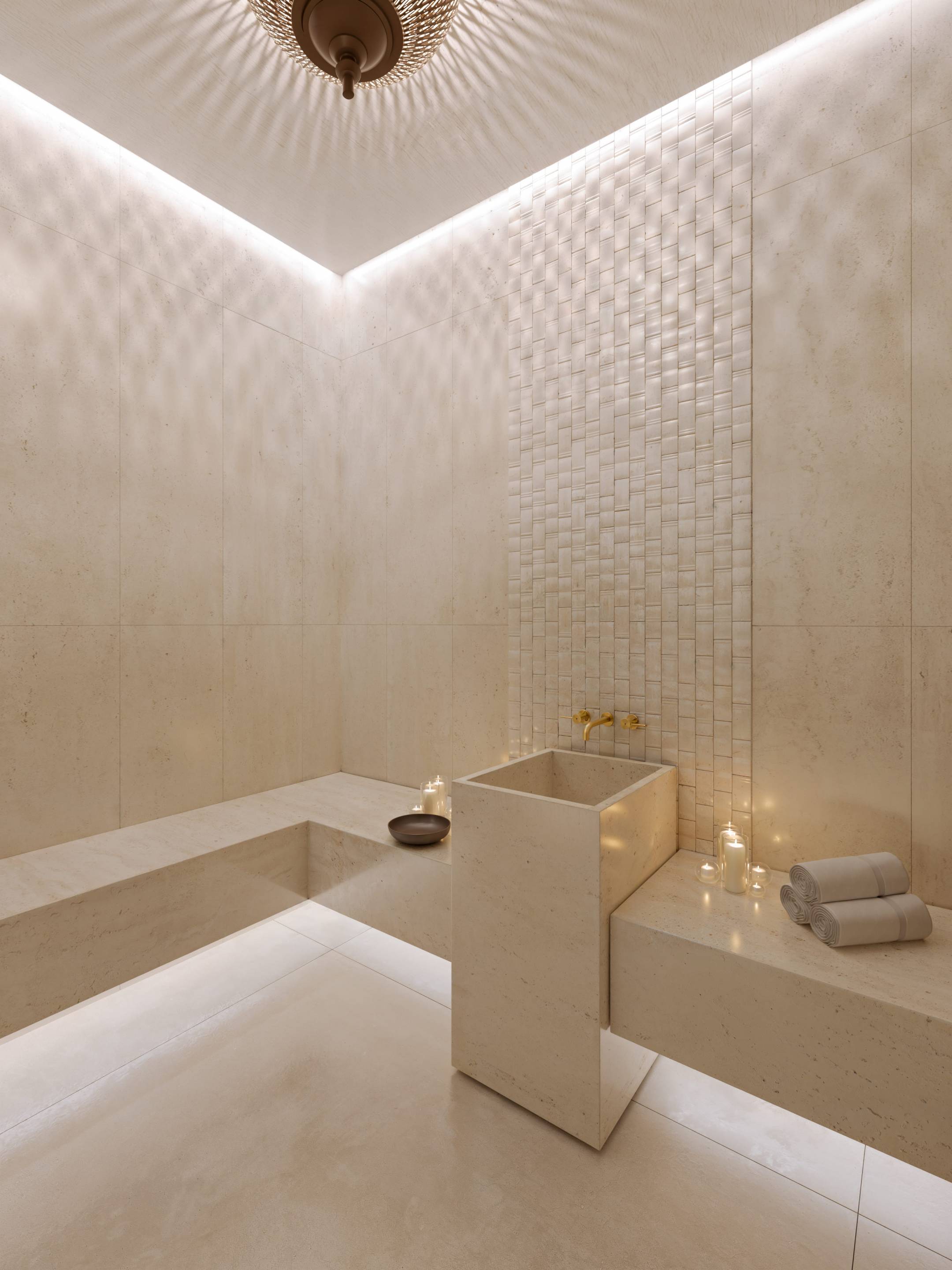 Second bathroom in 3-bedroom penthouse, Nueva Milla De Oro, Estepona