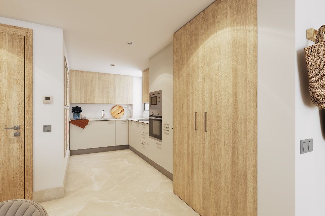 Shower room with wall tiling, new-build apartment, Hipódromo-Cerrado del Águila