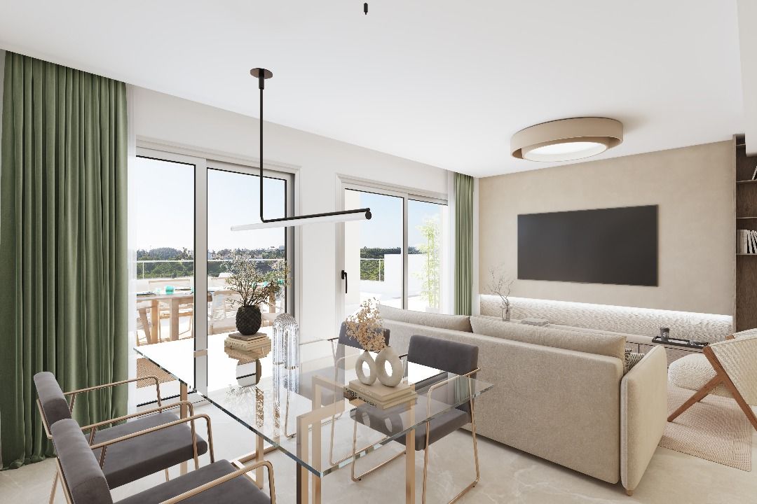 Kitchen with dining space in open-plan layout, Hipódromo-Cerrado del Águila