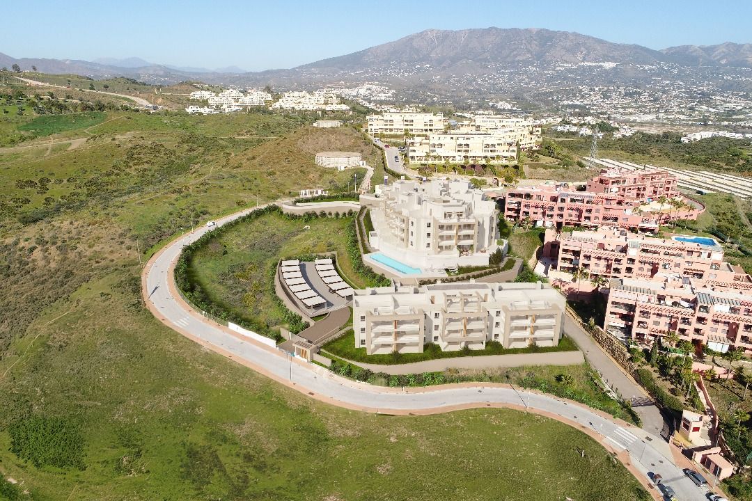 General view of development exterior in daylight, Mijas
