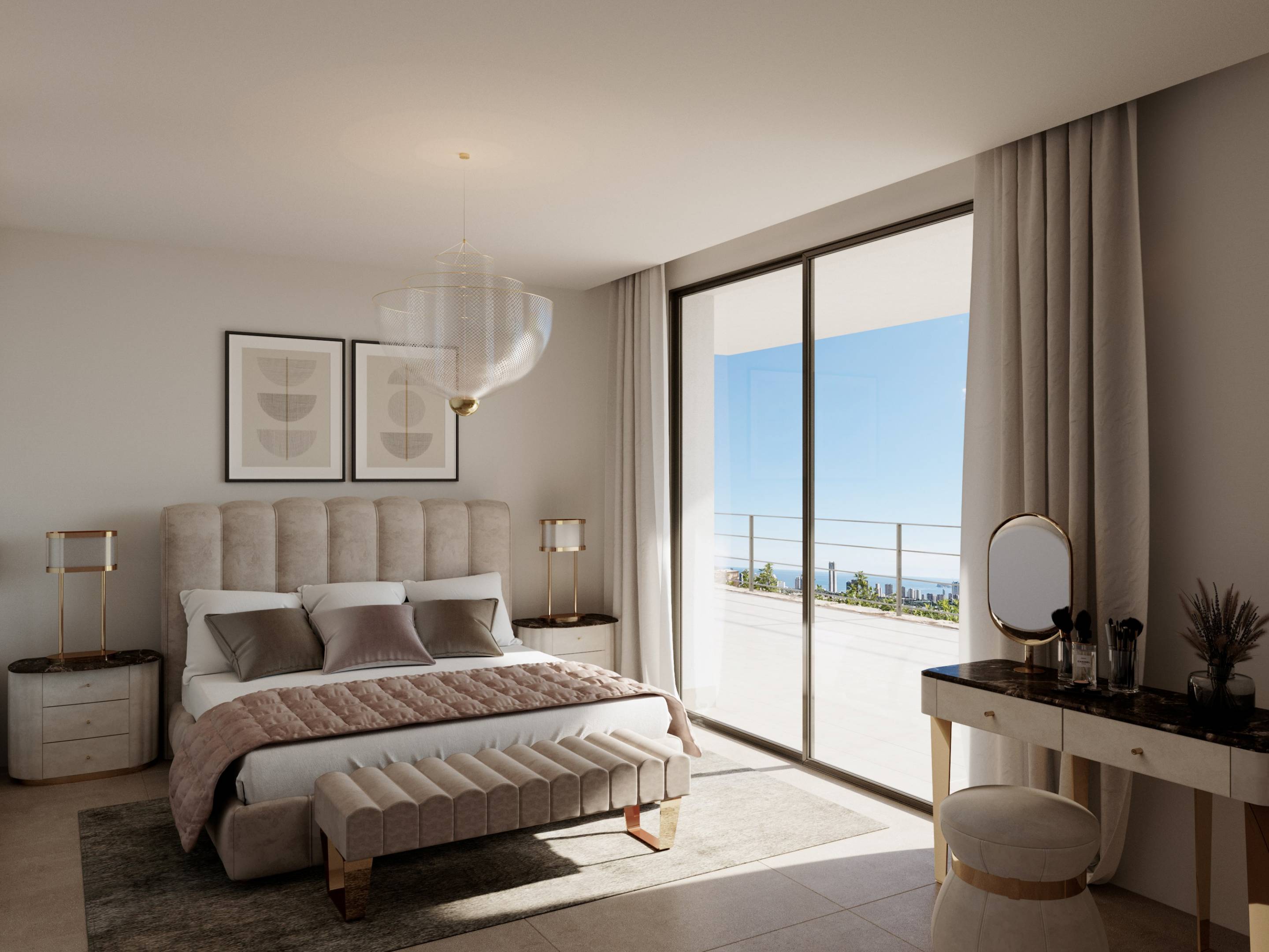 Garden and plot of 5-bedroom new-build villa, Sierra Cortina