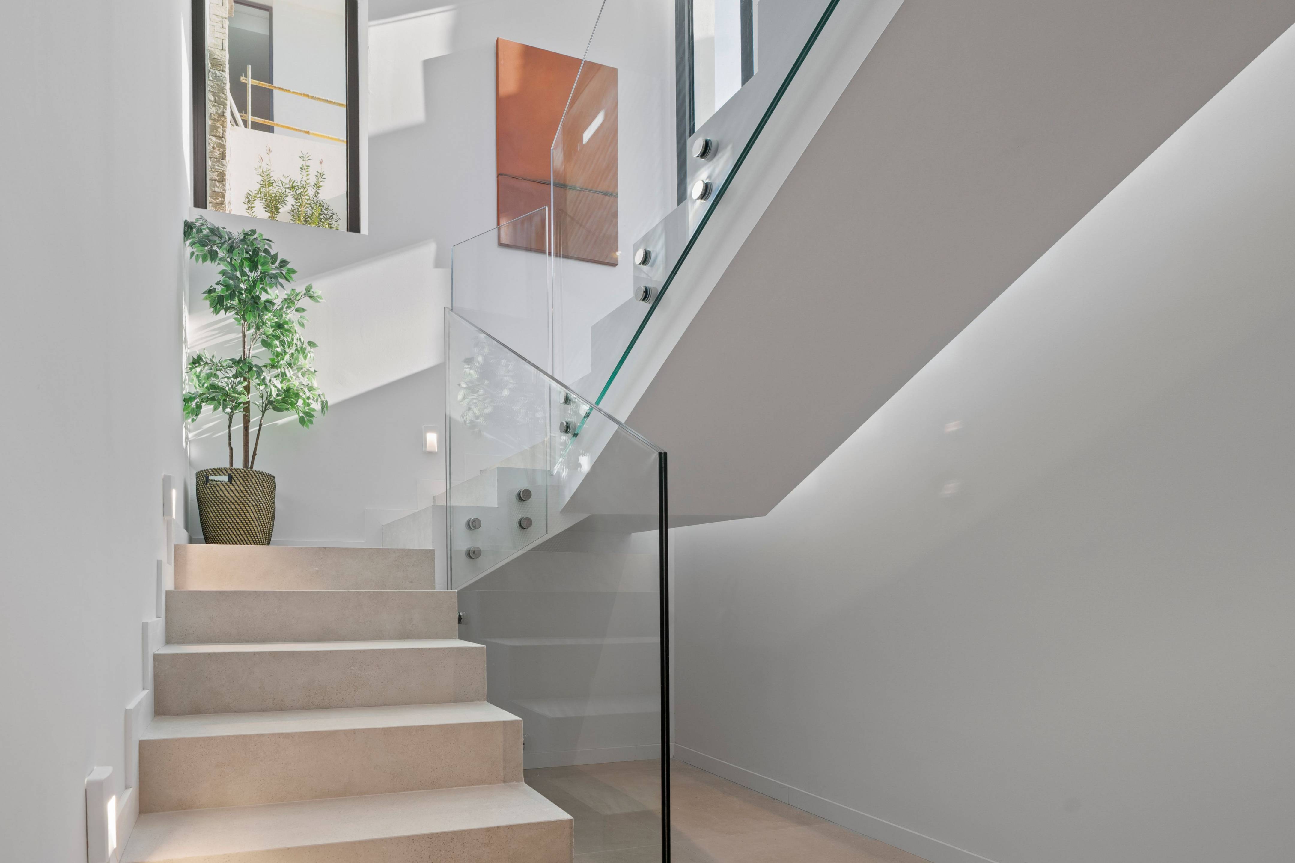 Hallway and entrance area in new-build villa, Rincón de Loix, Benidorm