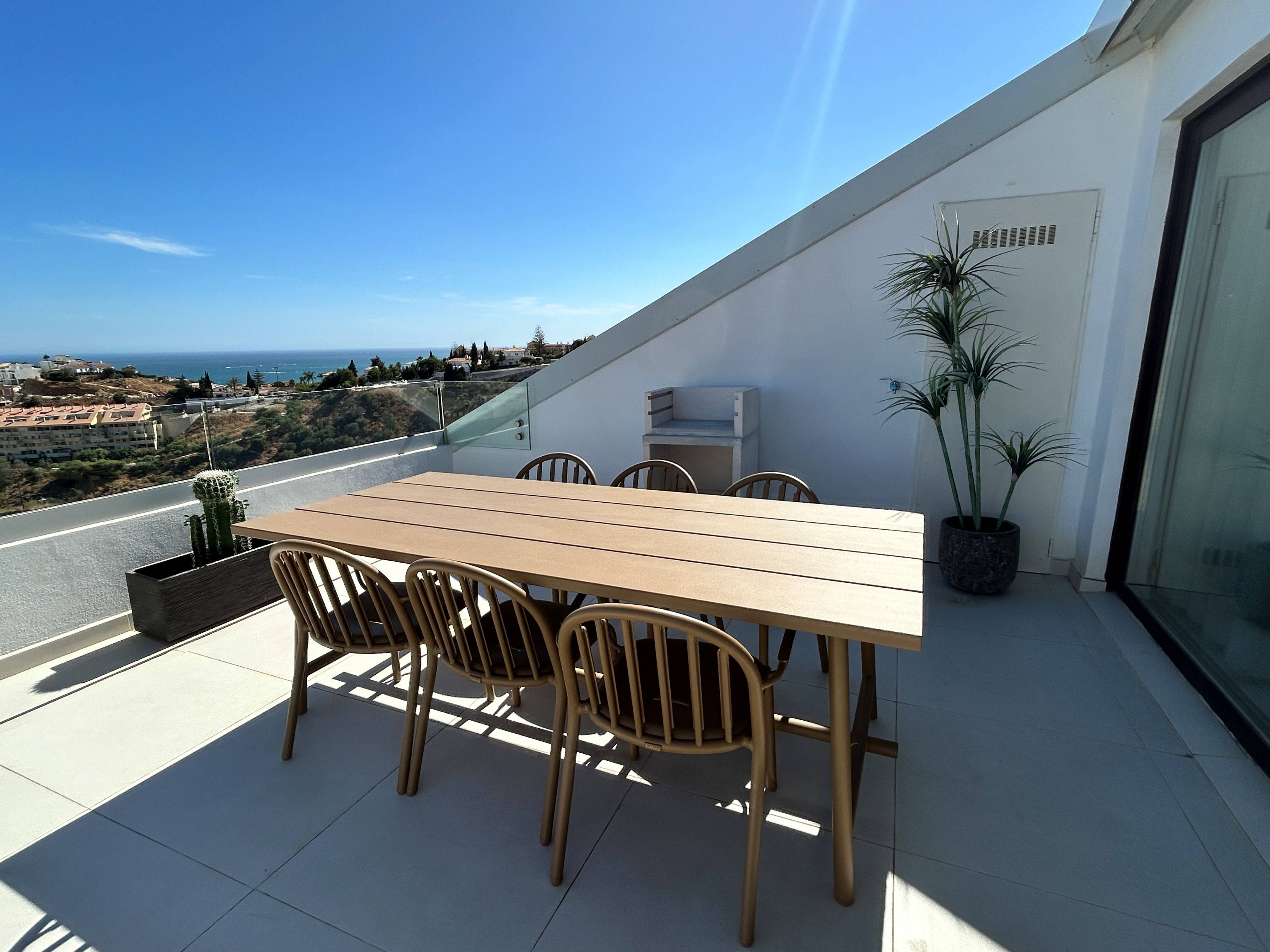 Lobby of new-build development, El Higuerón, Fuengirola