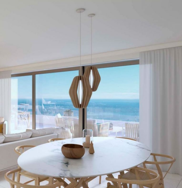 Kitchen appliances and worktop in new-build penthouse, El Higuerón