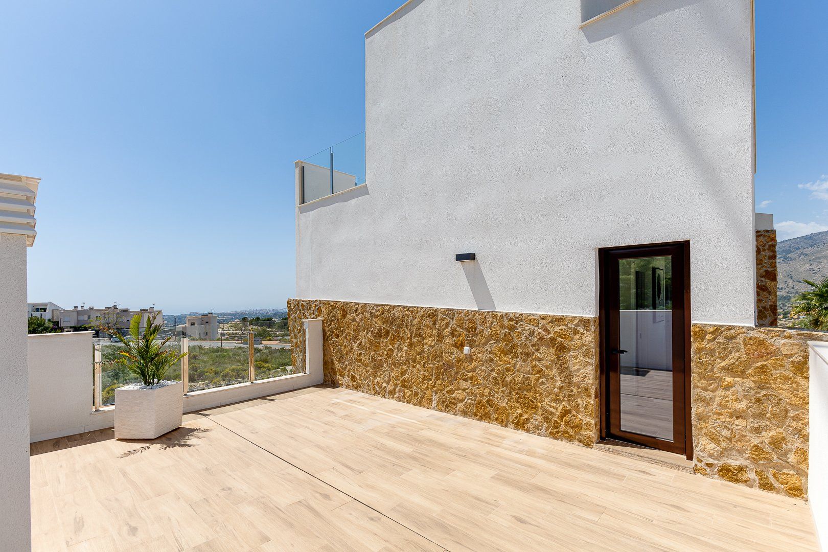 Solarium terrace with views, 3-bedroom villa, Golf Bahía, Finestrat