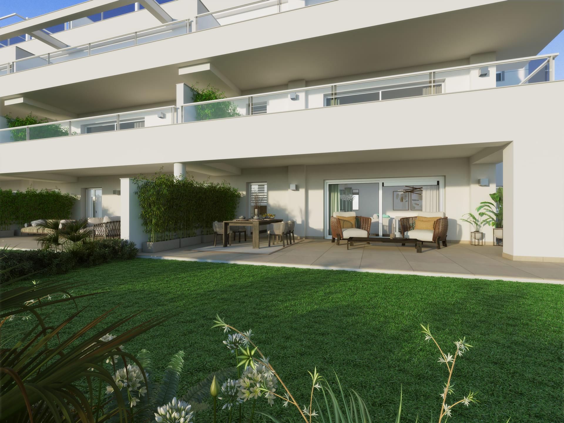 Kitchen in 3-bedroom new-build penthouse, La Cala Golf, Mijas