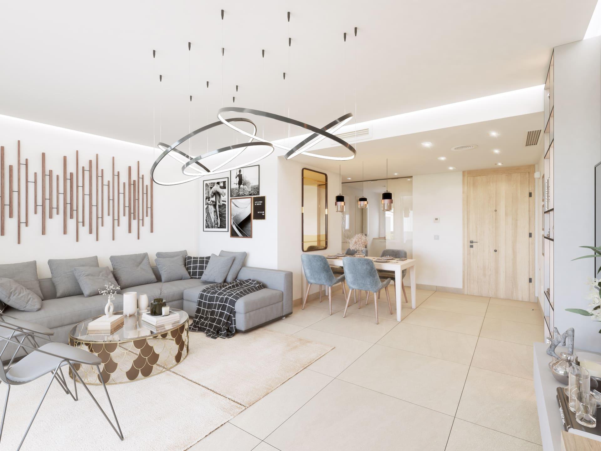 Second bedroom in 3-bedroom penthouse, La Cala Golf, Mijas