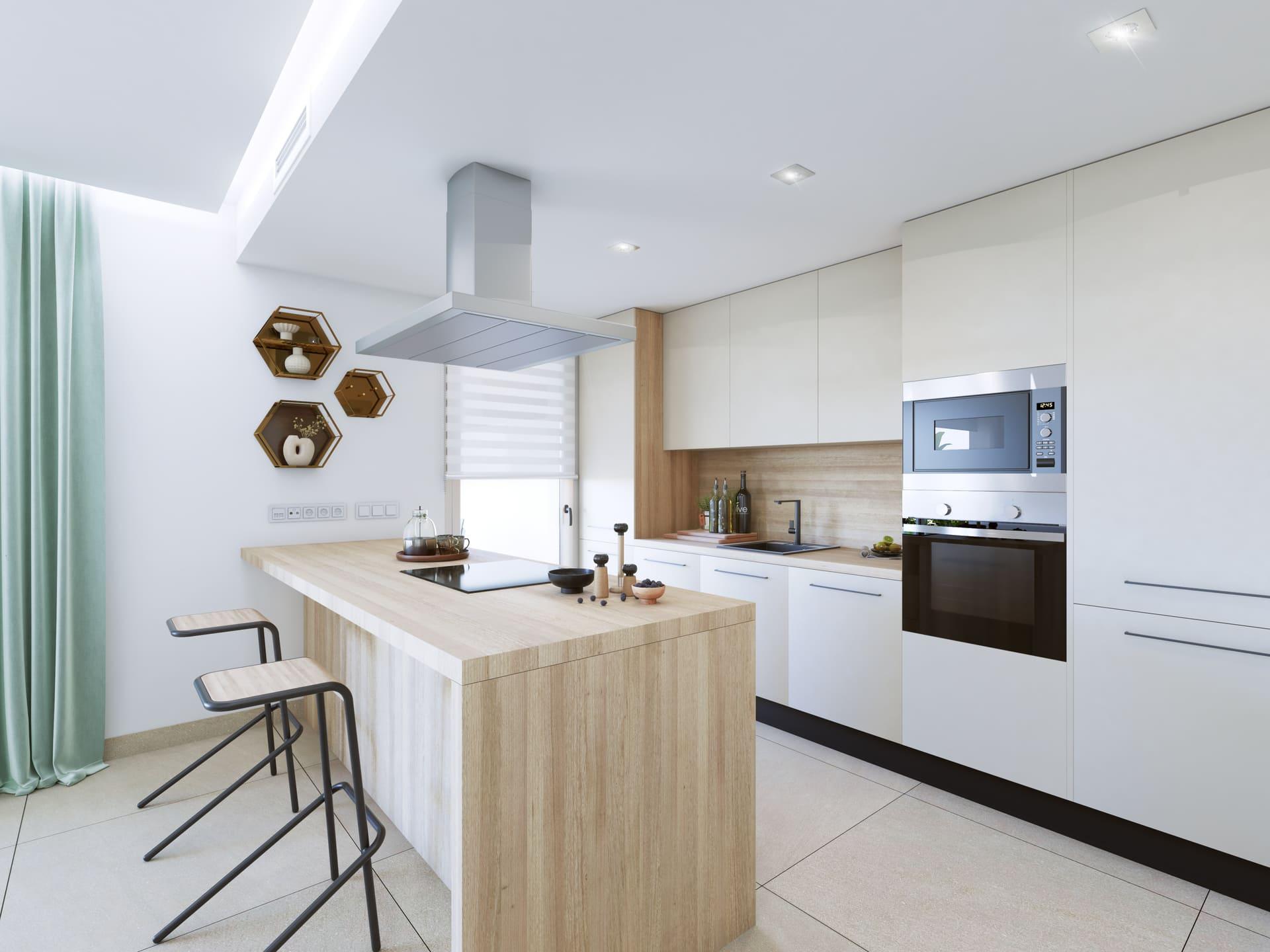 Solarium terrace in new-build penthouse, La Cala Golf, Mijas
