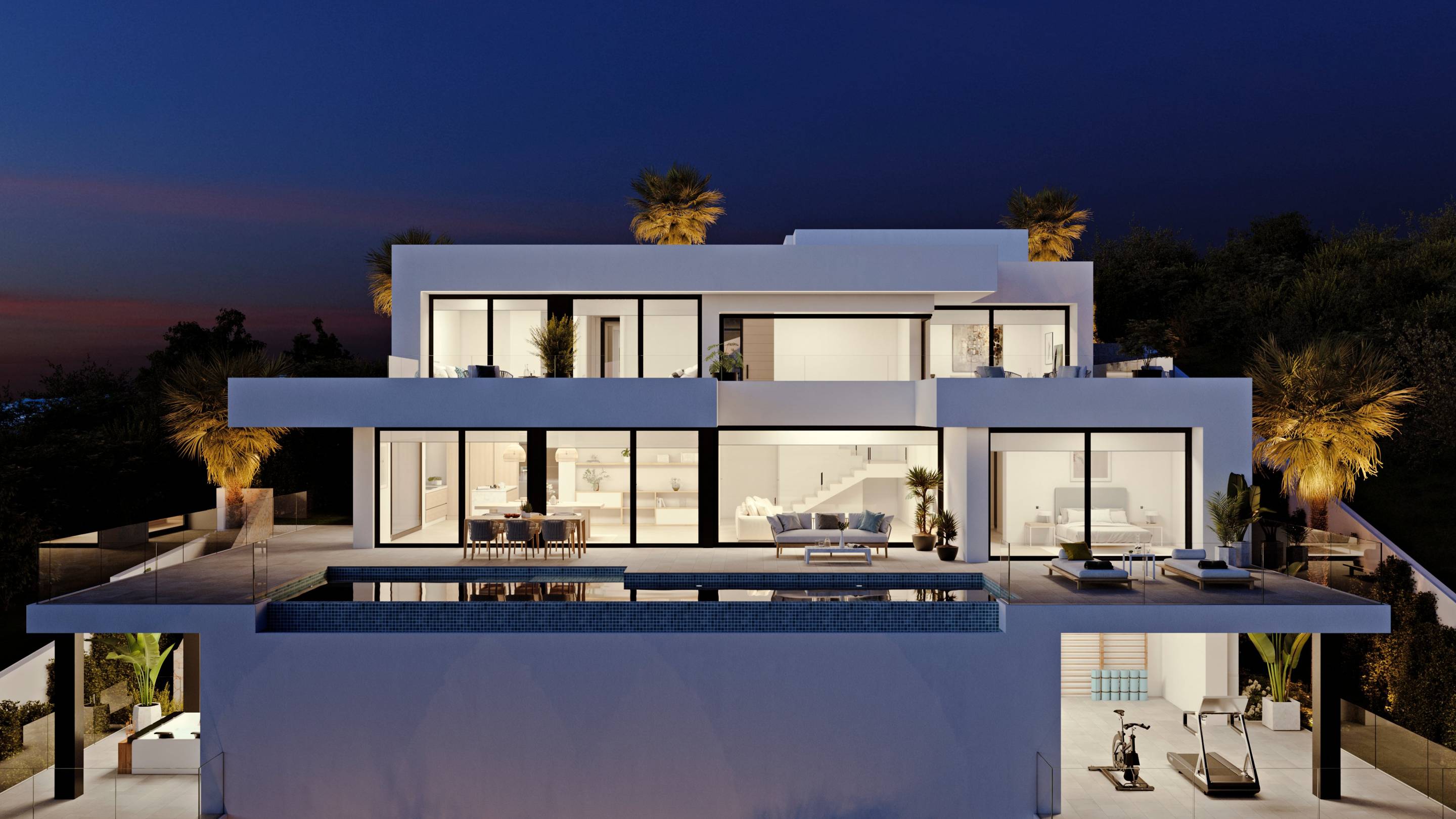 Fourth bedroom in new-build villa, Benitachell, Alicante